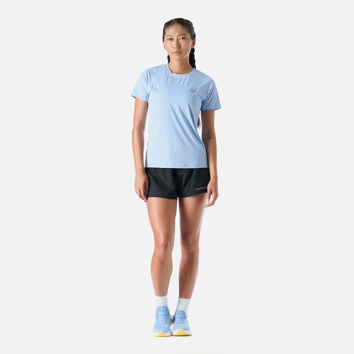 Shorts Mujer Built To Move 2-in-1 2,5" Shorts Negro Vulcano