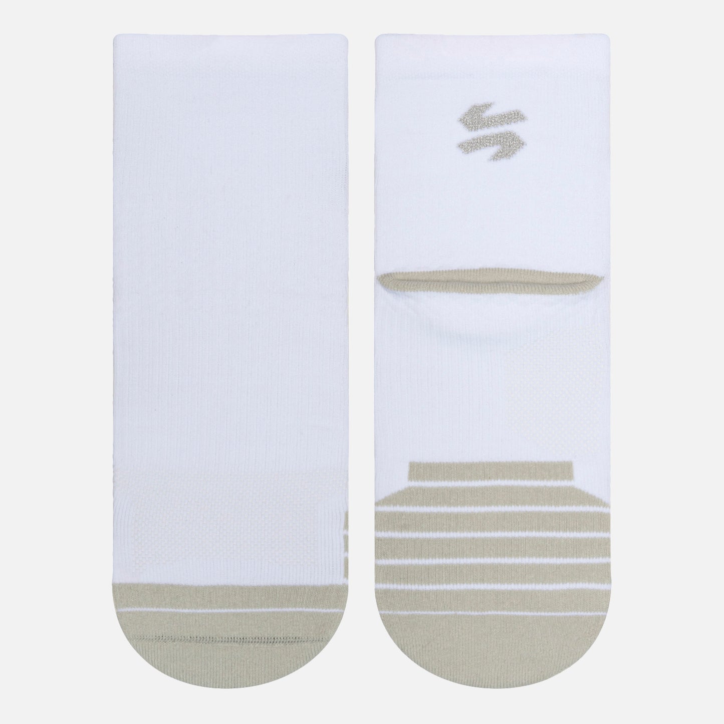 Calcetines Hombre Stride Running Mid Socks Blanco Vulcano