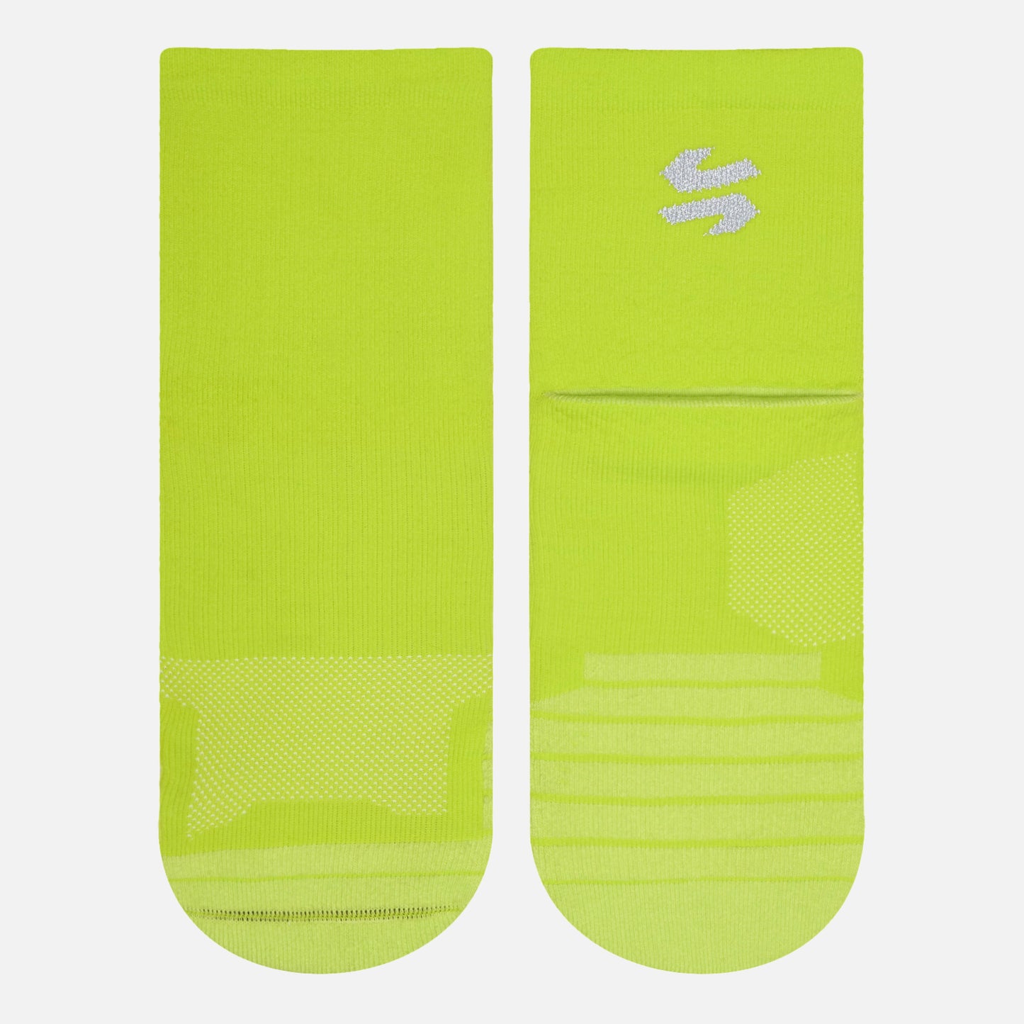 Calcetines Hombre Stride Running Mid Socks Verde Lima Vulcano