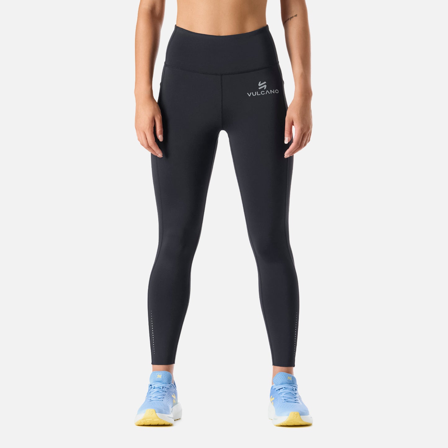 Calza Mujer Built To Move Compressive 7/8 Super High Rise Leggins Negro Vulcano