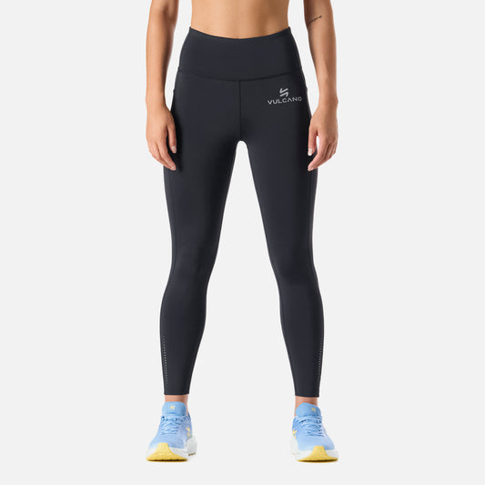 Calza Mujer Built To Move Compressive 7/8 Super High Rise Leggins Negro Vulcano