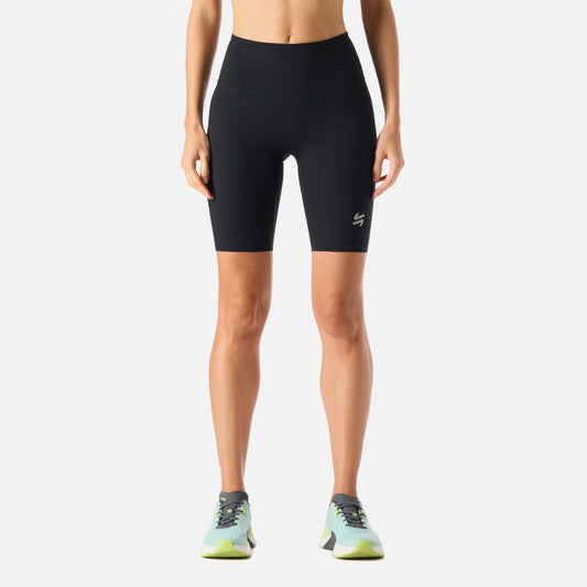 Calza Mujer Tempo Biker Super High Rise Leggins Negro Vulcano