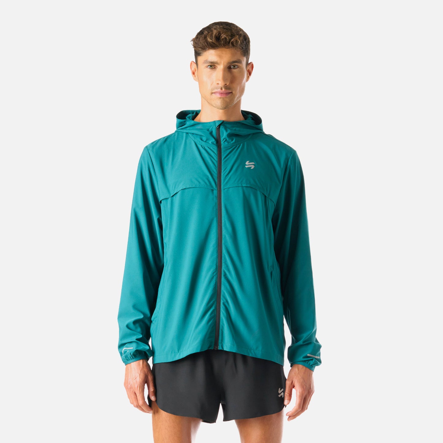 Chaqueta Hombre Built To Move Pro Windbreaker Jacket Petroleo Vulcano