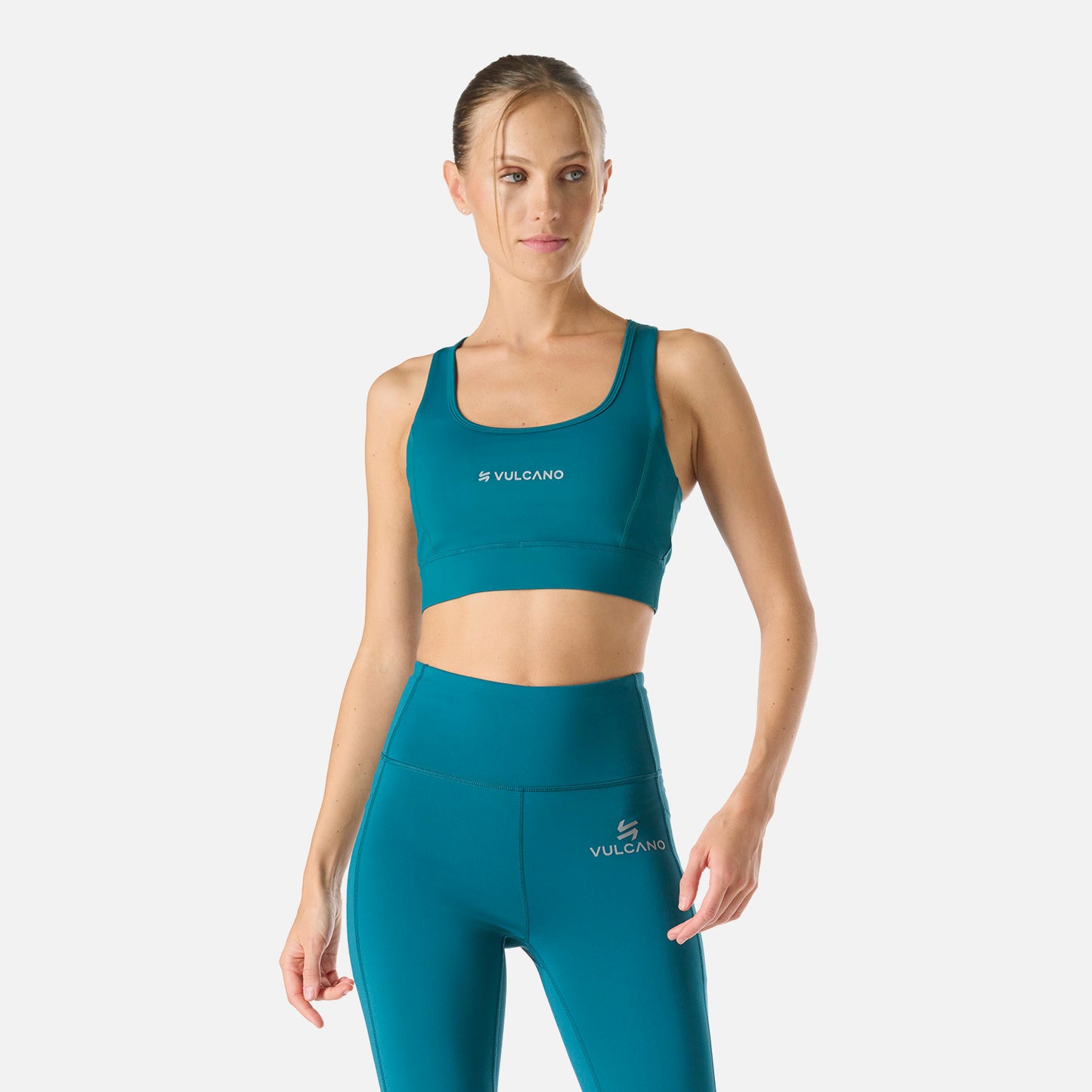 Peto Mujer Built To Move Medium Support Bra Petroleo Vulcano