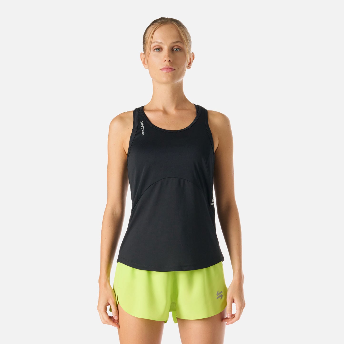 Polera Mujer Built To Move Tank Top Negro Vulcano