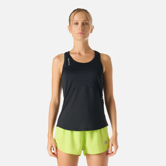 Polera Mujer Built To Move Tank Top Negro Vulcano