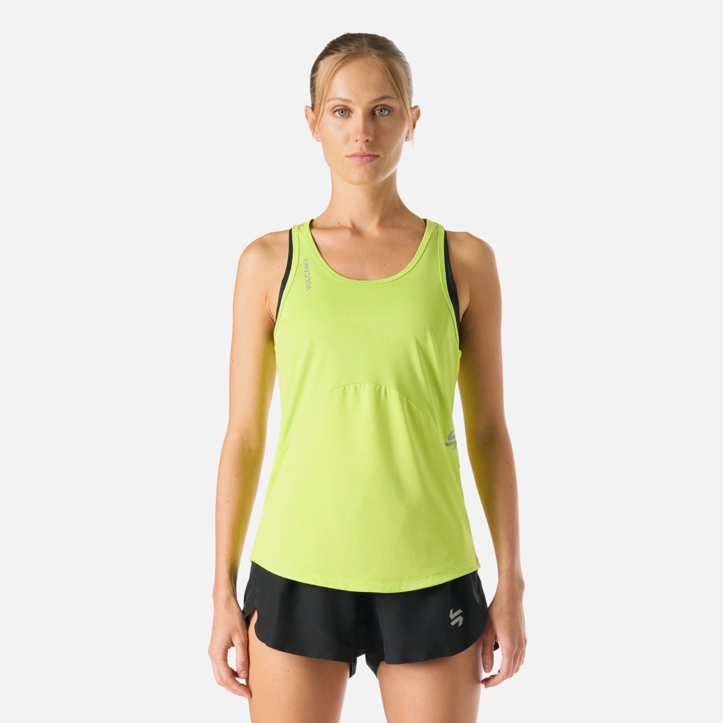 Polera Mujer Built To Move Tank Top Verde Lima Vulcano
