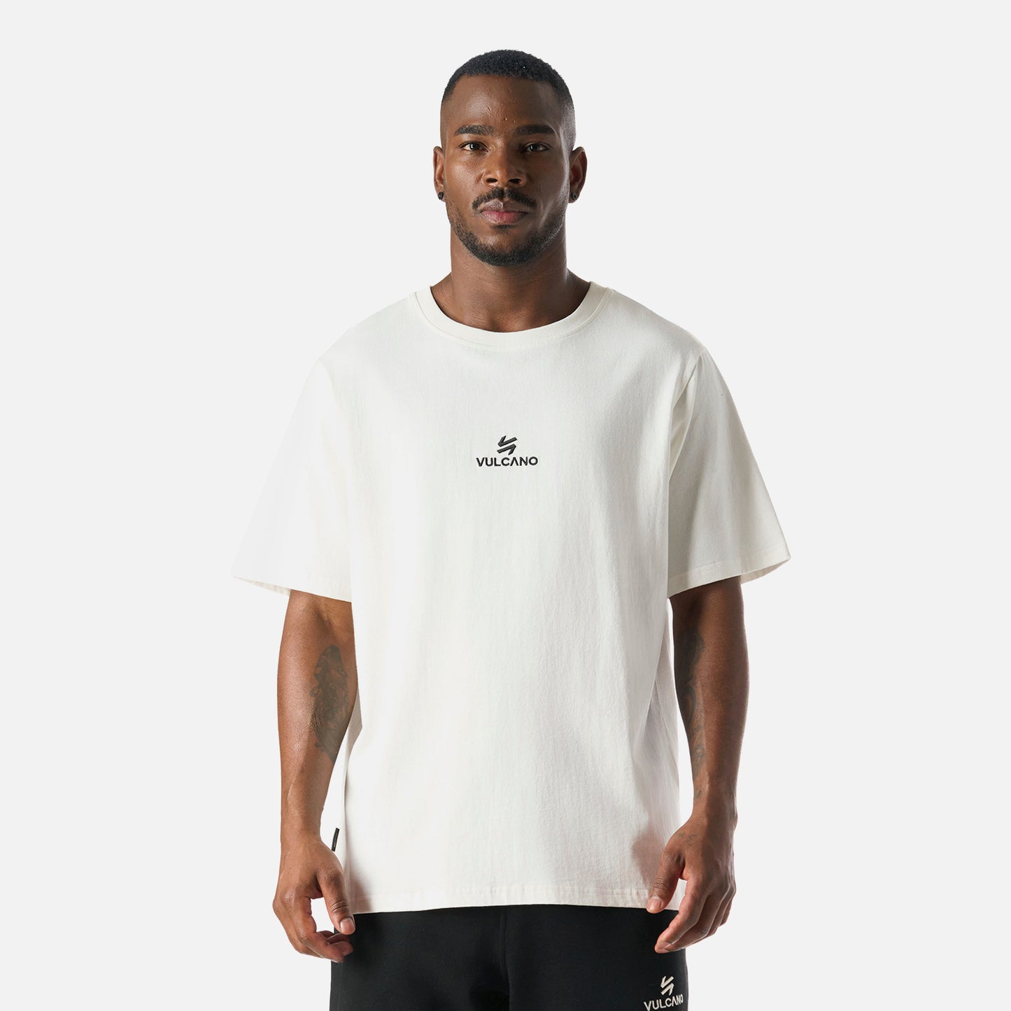 Polera Hombre Cool Down T-Shirt Blanco Vulcano
