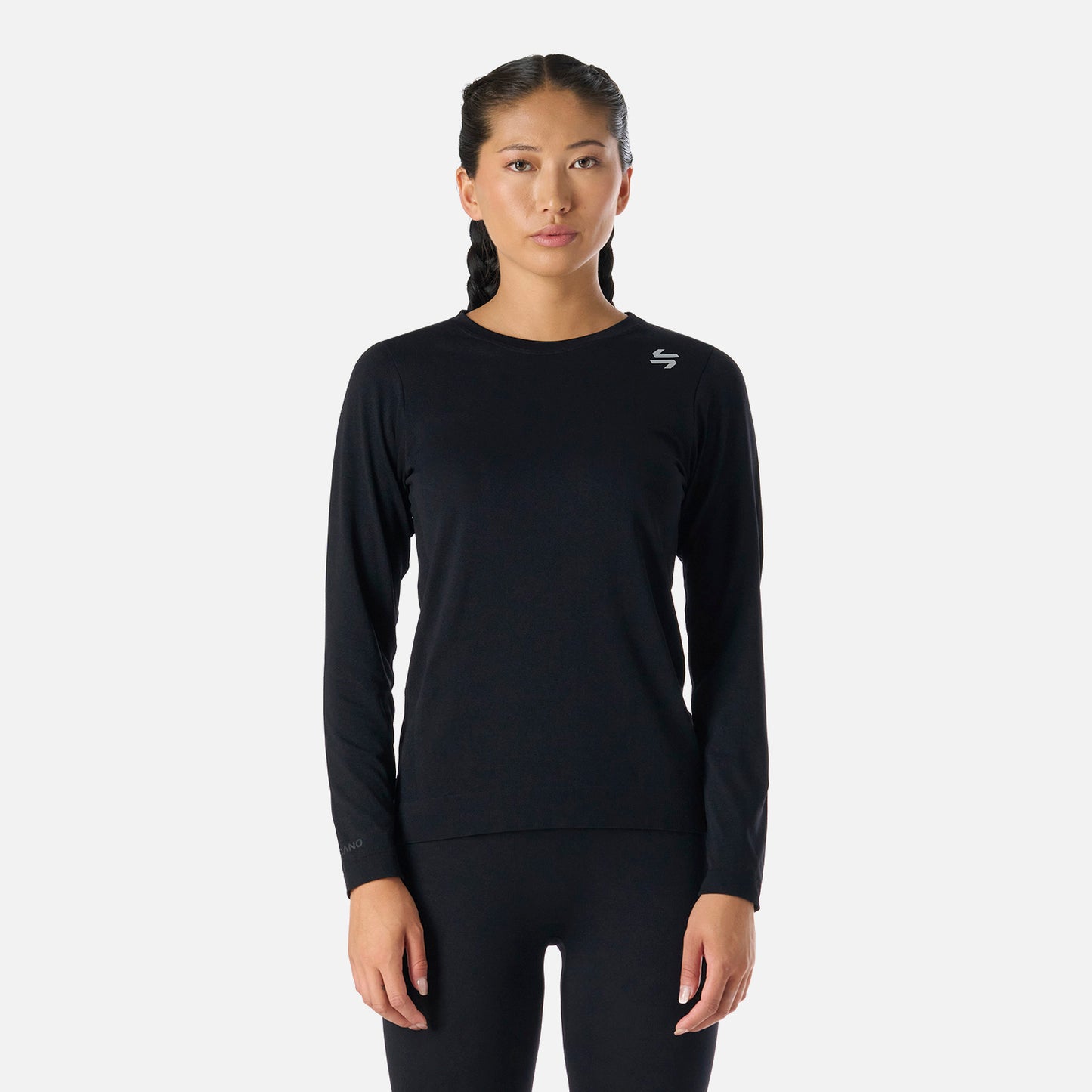 Primera Capa Mujer Built To Move Warm Shield Top Negro Vulcano