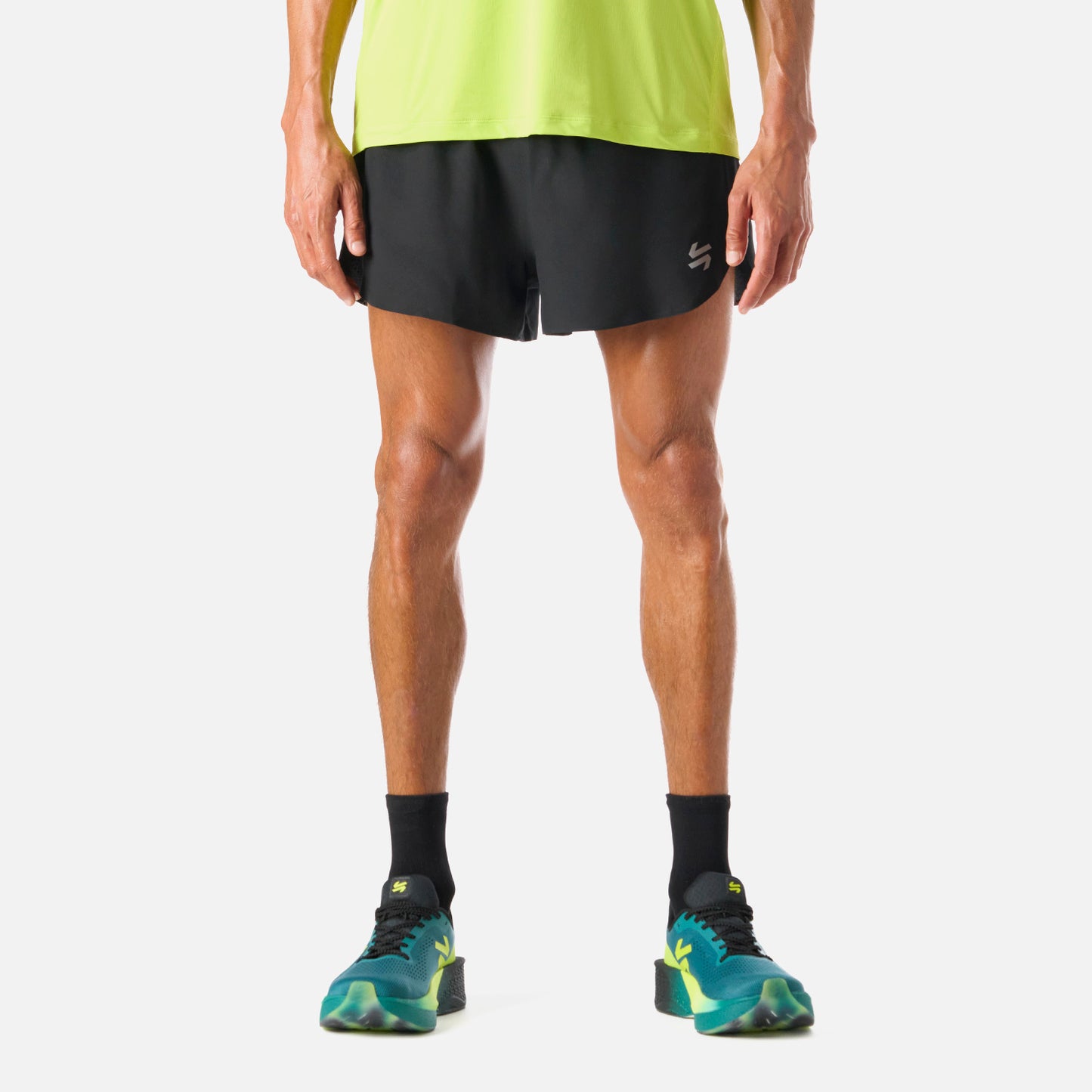 Shorts Hombre Built To Move 3" Shorts Negro Vulcano