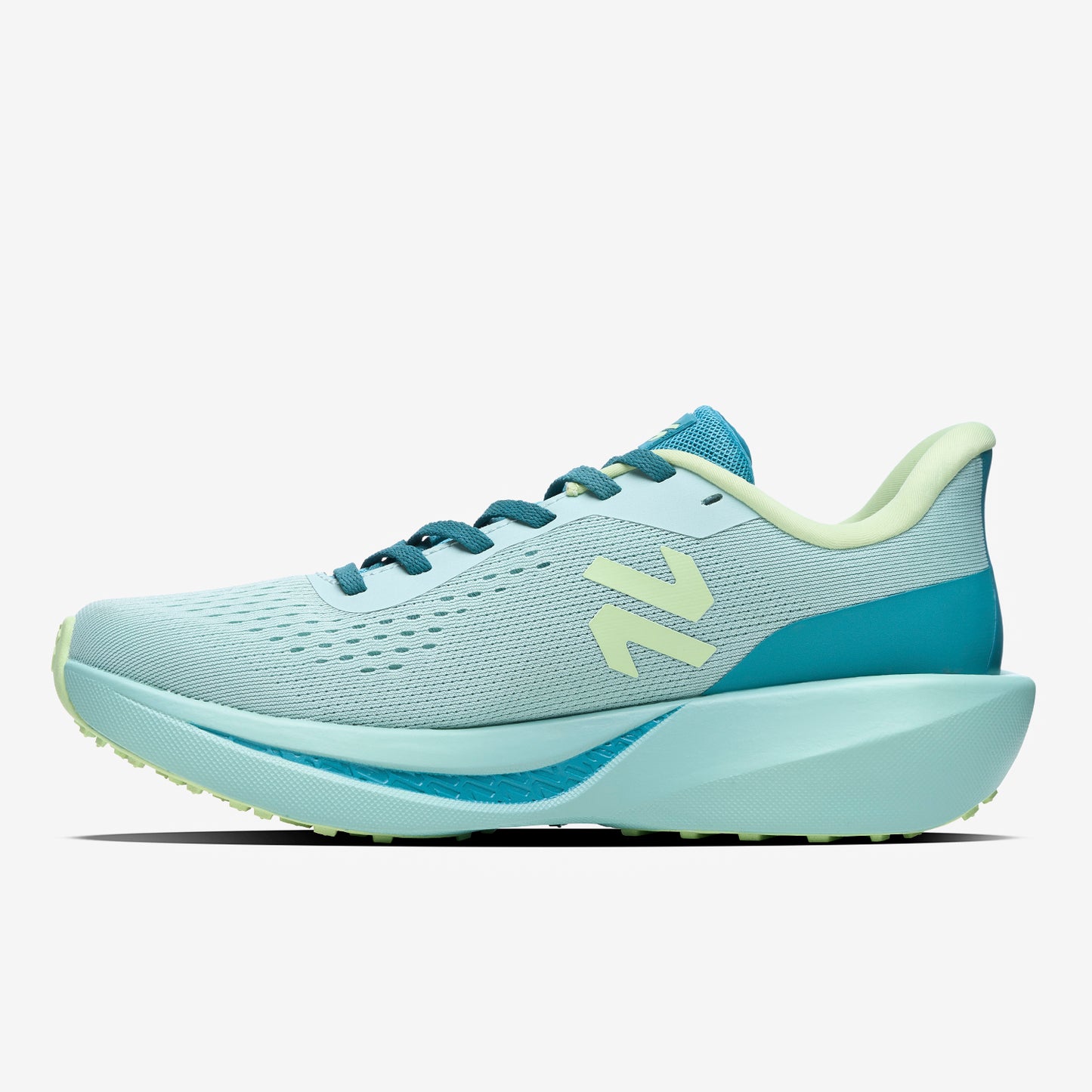 Zapatillas deportivas para mujer Epicenter B-Dry Jade Vulcano, perfil lateral interno con malla transpirable y soporte ergonómico.