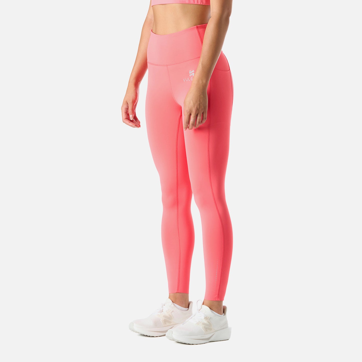 Calza Mujer Built To Move Compressive 7/8 Super High Rise Leggins Coral Vulcano