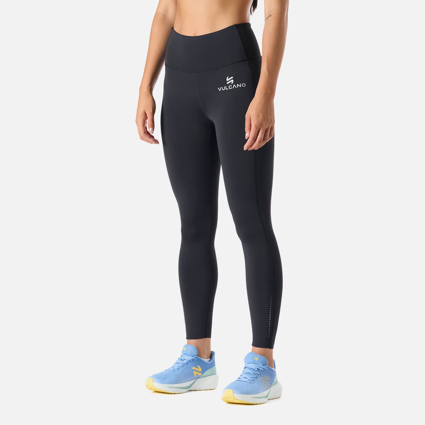 Calza Mujer Built To Move Compressive 7/8 Super High Rise Leggins Negro Vulcano