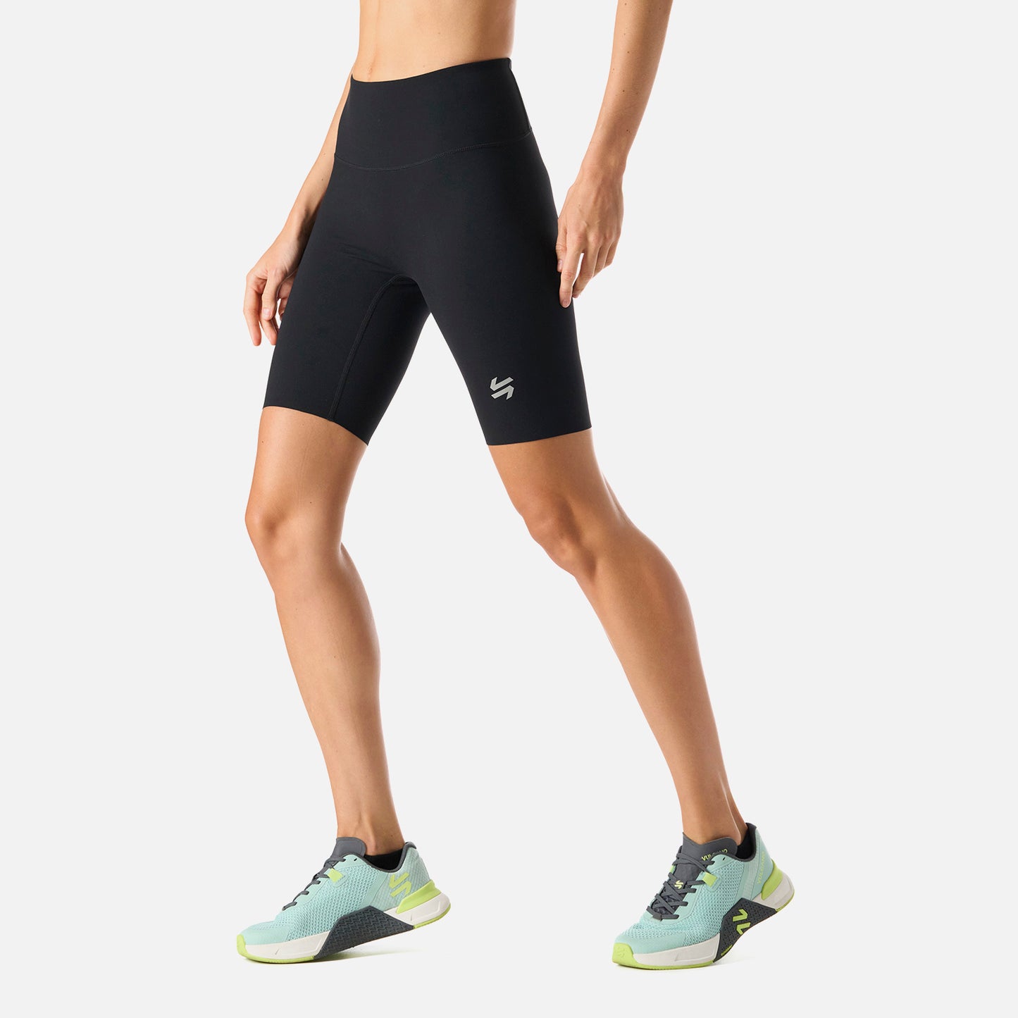 Calza Mujer Tempo Biker Super High Rise Leggins Negro Vulcano