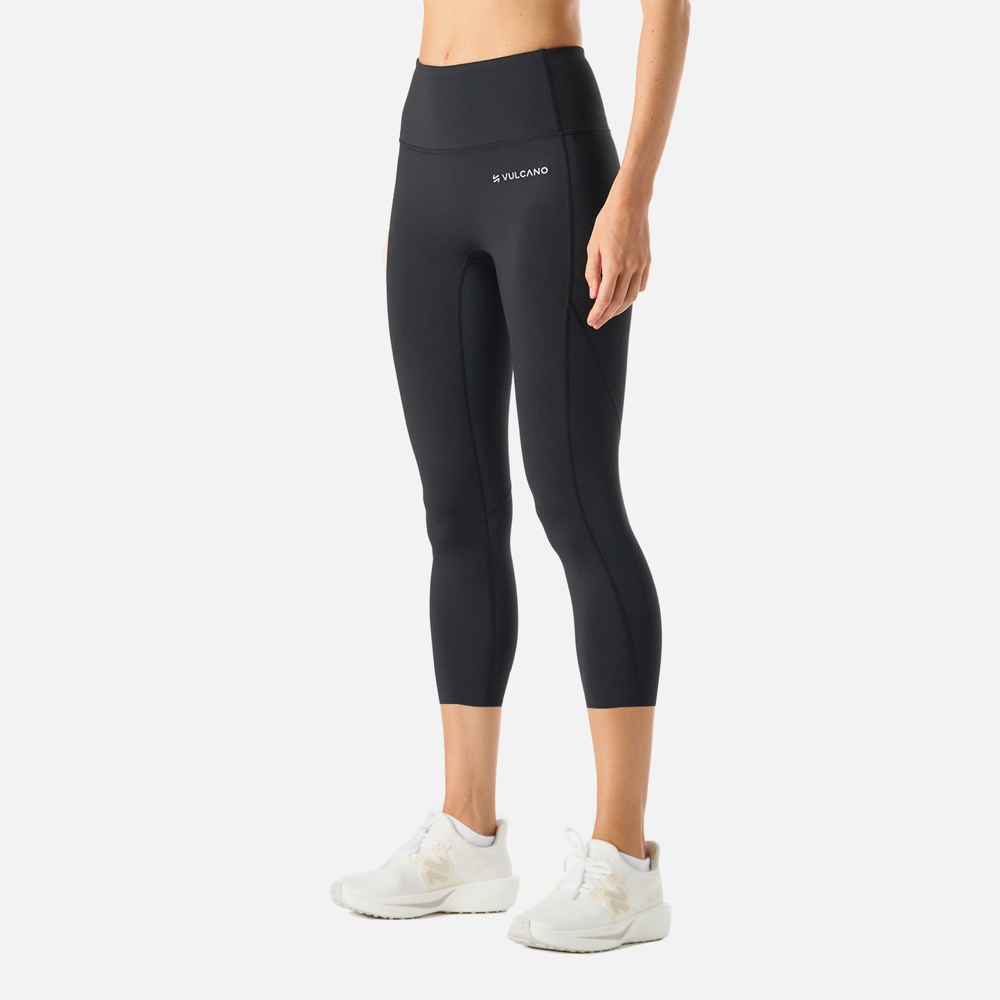 Calza Mujer Built To Move 3/4 High Rise Leggins Negro Vulcano