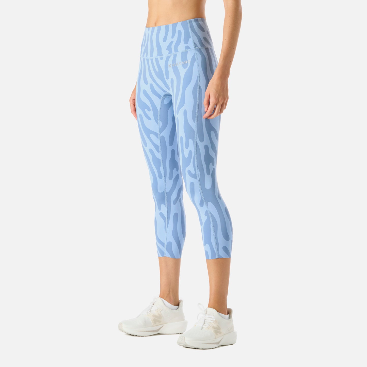 Calza Mujer Built To Move 3/4 High Rise Leggins Print Celeste Vulcano