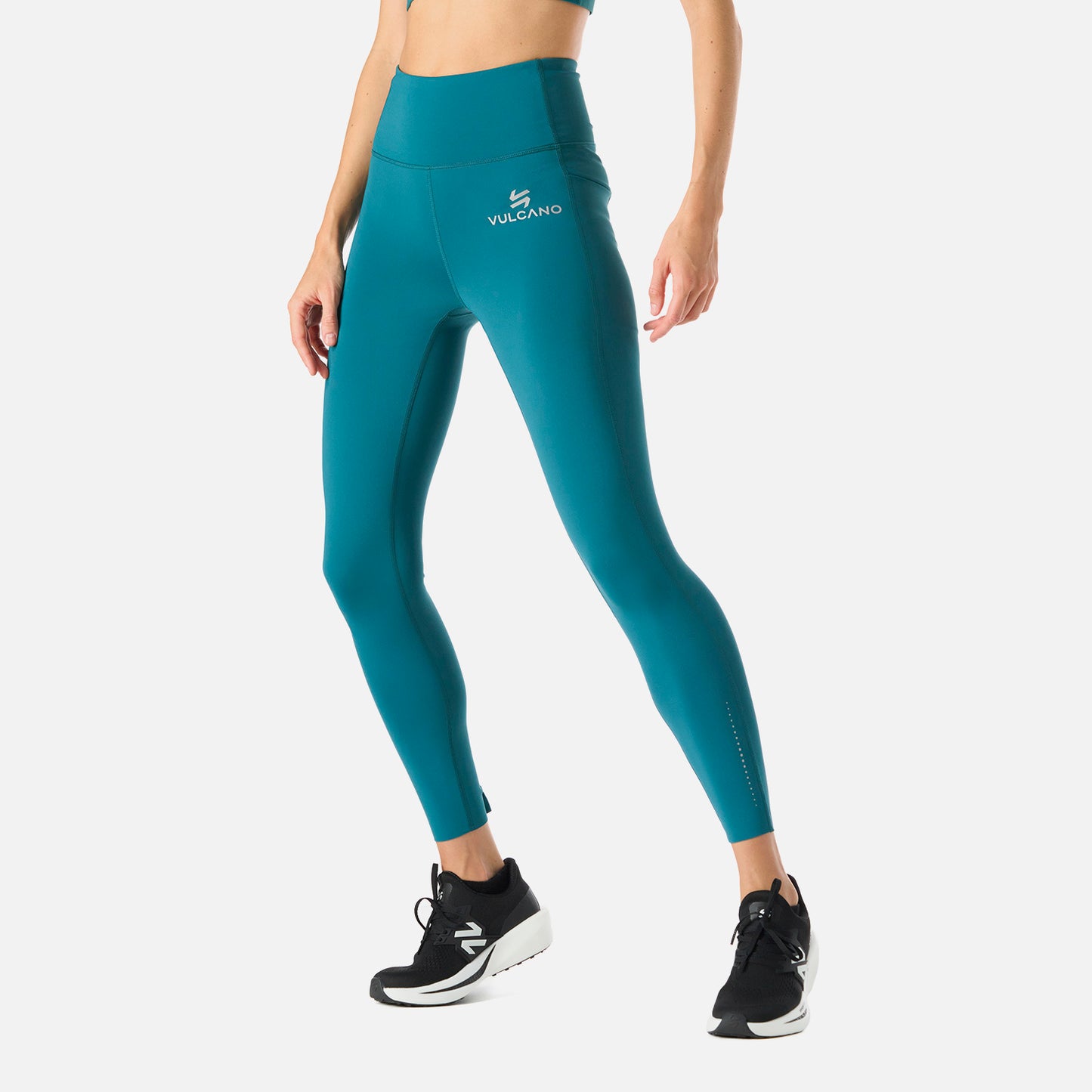 Calza Mujer Built To Move Compressive 7/8 Super High Rise Leggins Petroleo Vulcano
