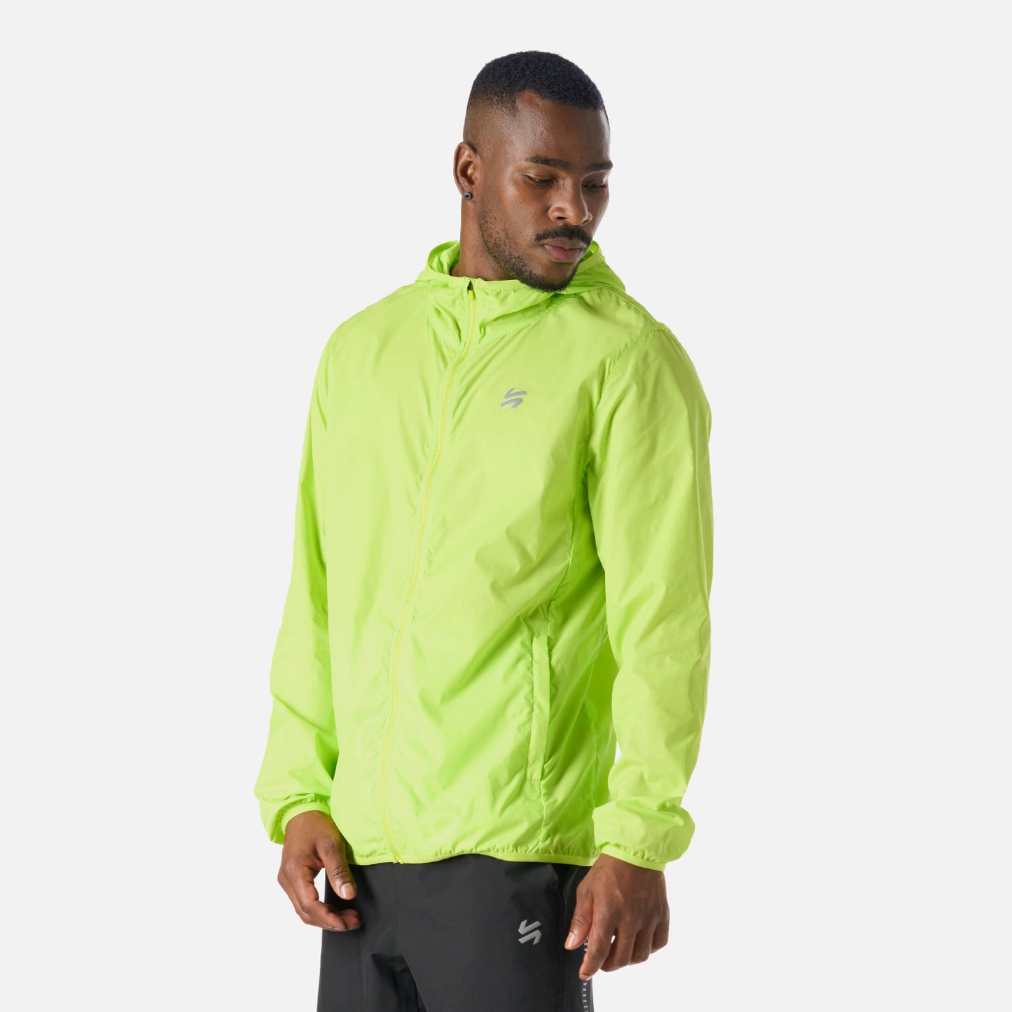 Chaqueta Hombre Built To Move Windbreaker Jacket Verde Lima Vulcano