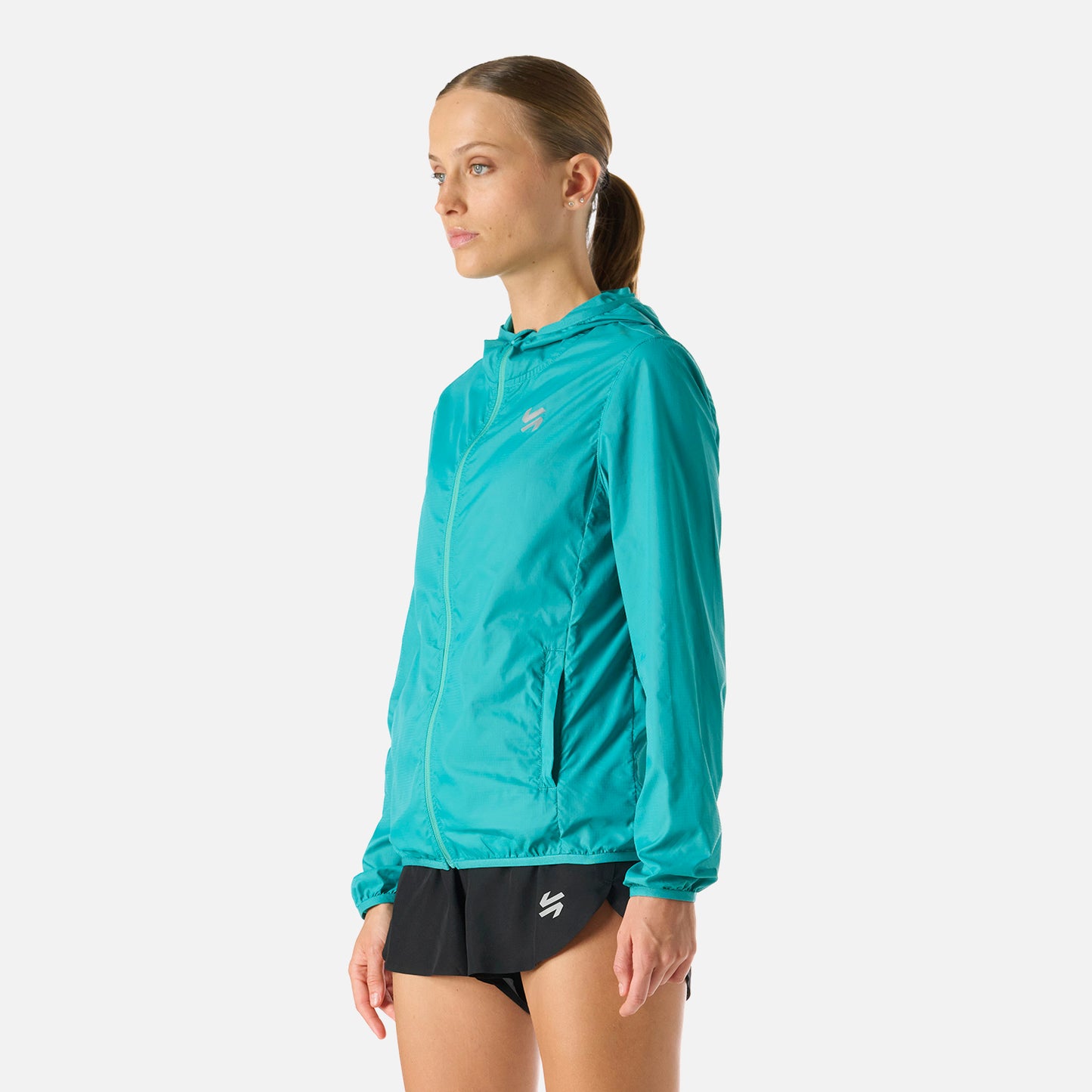 Chaqueta Mujer Built To Move Windbreaker Jacket Turquesa Vulcano