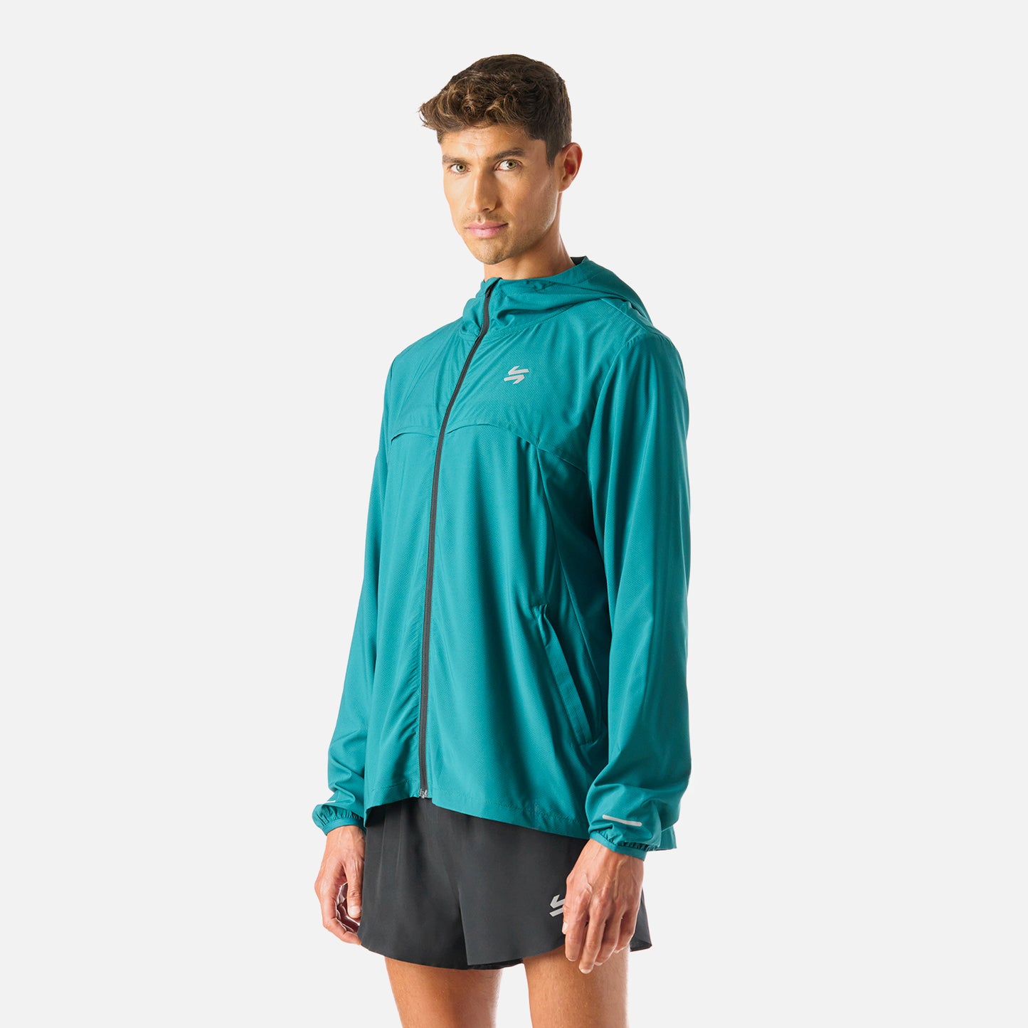 Chaqueta Hombre Built To Move Pro Windbreaker Jacket Petroleo Vulcano