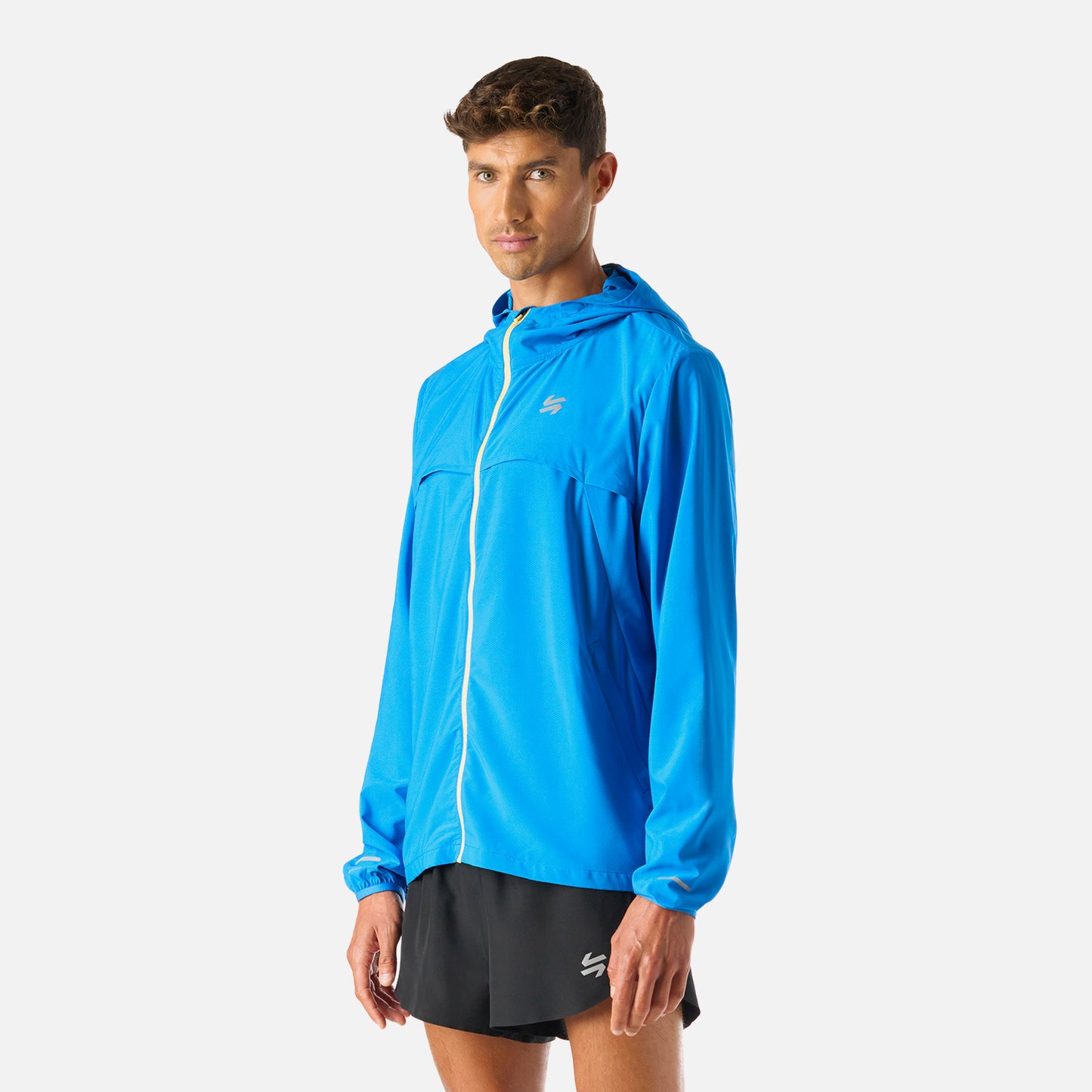 Chaqueta Hombre Built To Move Pro Windbreaker Jacket Azul Vulcano