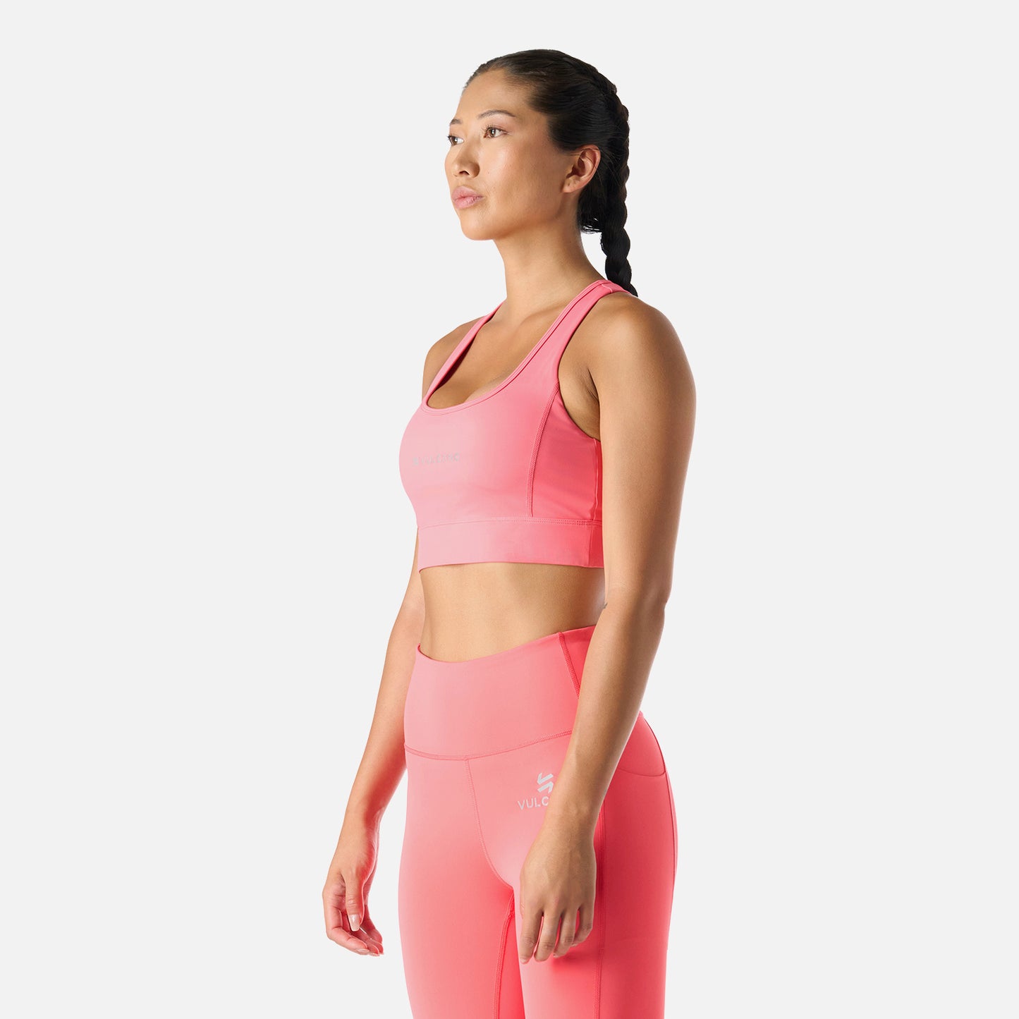 Peto Mujer Built To Move Medium Support Bra Coral Vulcano