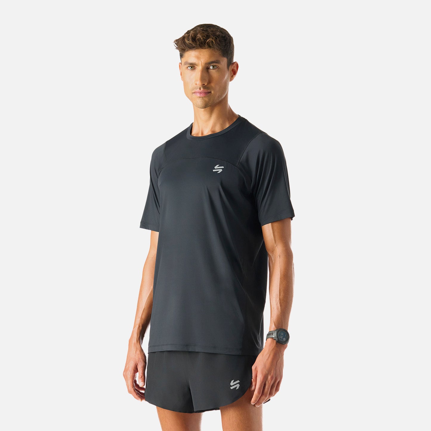 Polera Hombre Built To Move T-Shirt Negro Vulcano