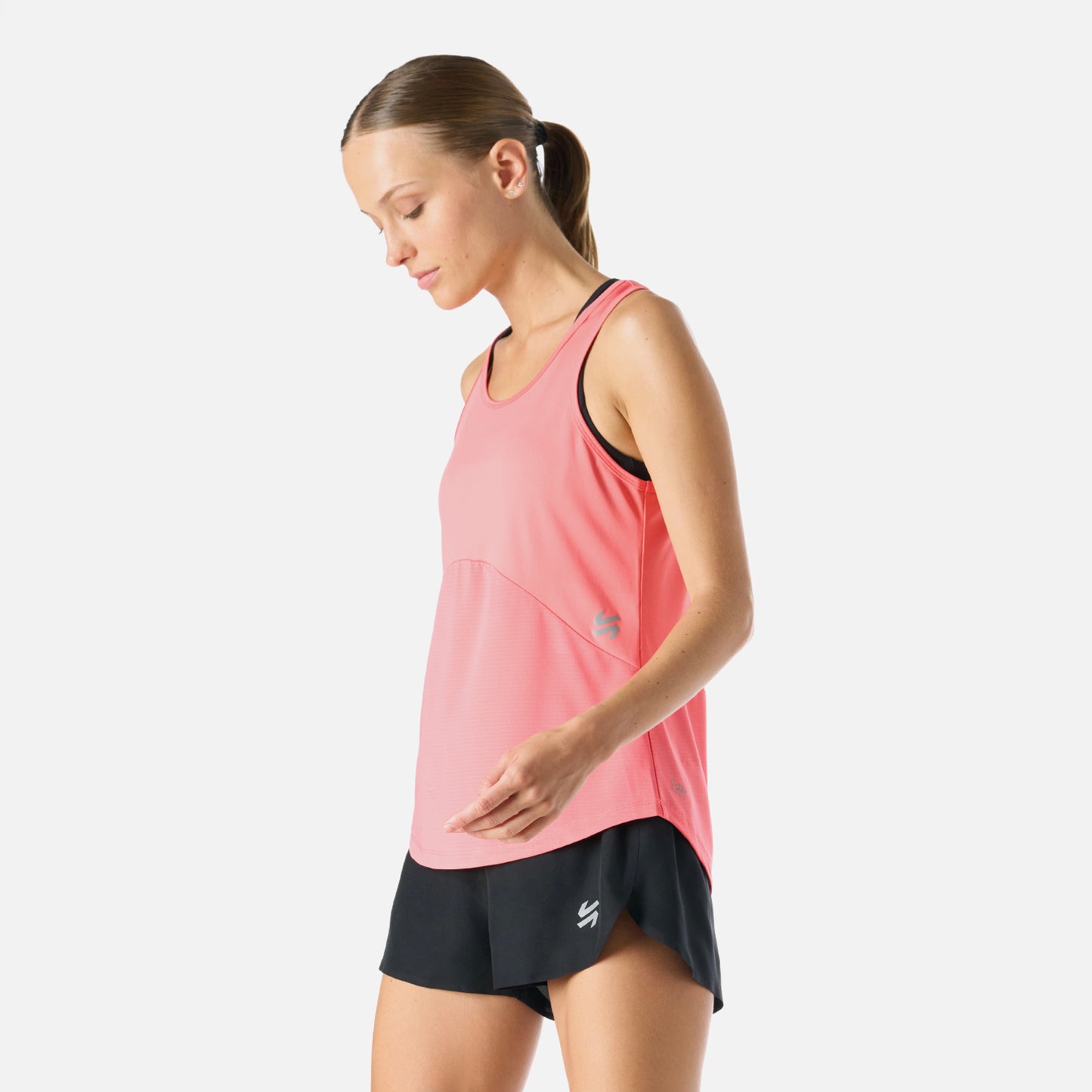 Polera Mujer Built To Move Tank Top Coral Vulcano