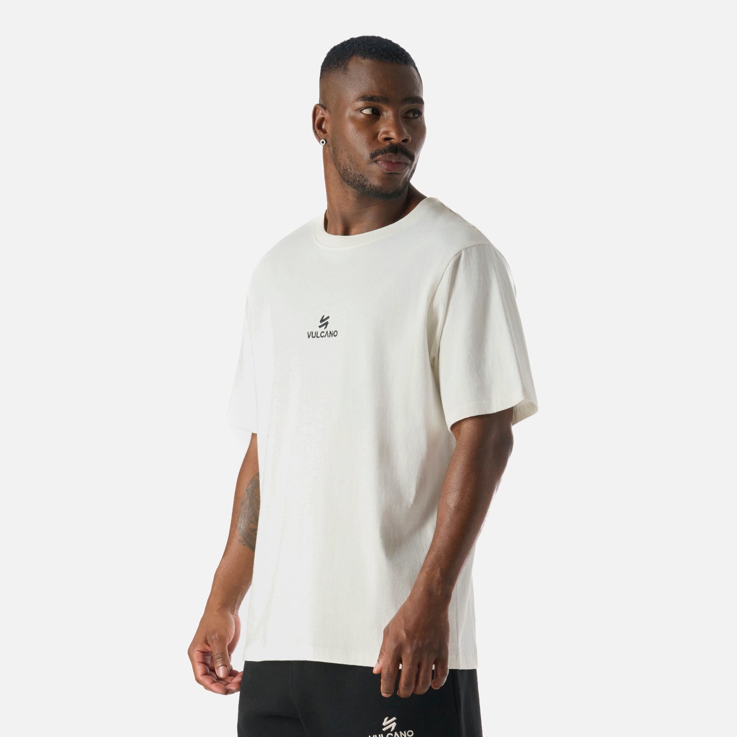 Polera Hombre Cool Down T-Shirt Blanco Vulcano