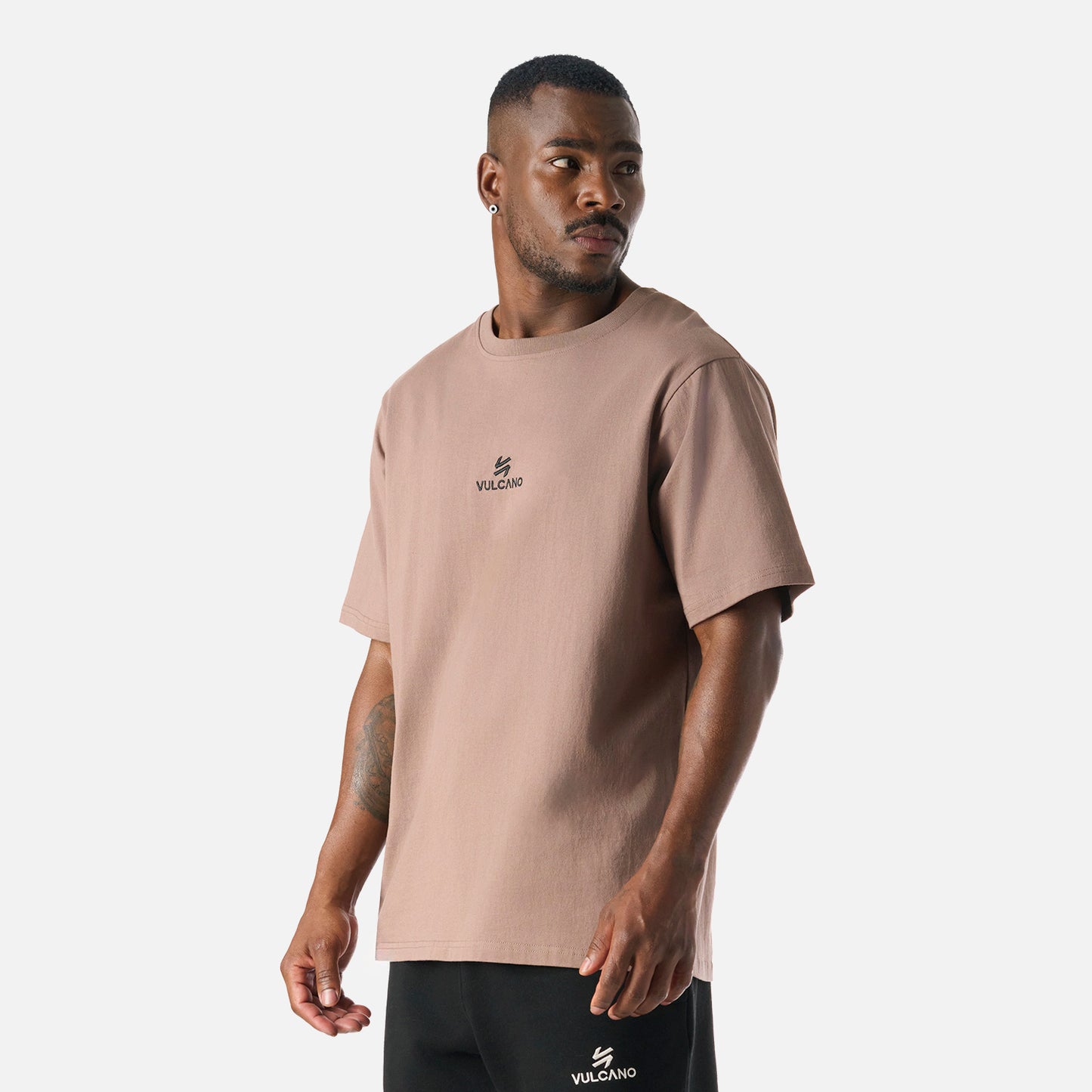 Polera Hombre Cool Down T-Shirt Taupe Vulcano