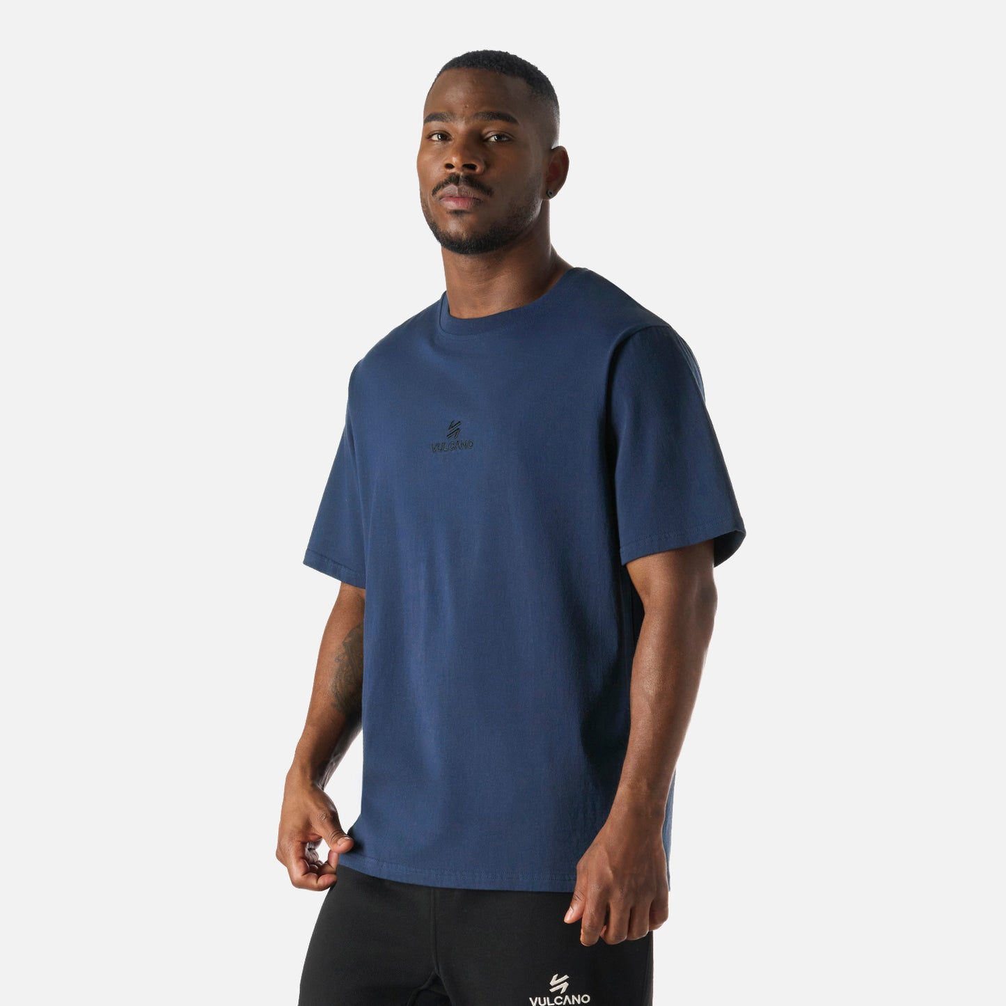 Polera Hombre Cool Down T-Shirt Azul Marino Vulcano