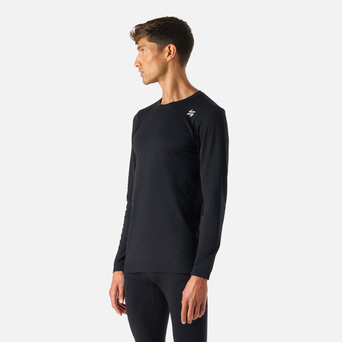 Primera Capa Hombre Built To Move Warm Shield Top Negro Vulcano