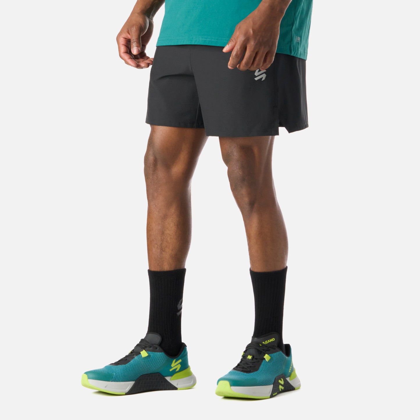 Shorts Hombre Built To Move 2-in-1 5" Shorts Negro Vulcano