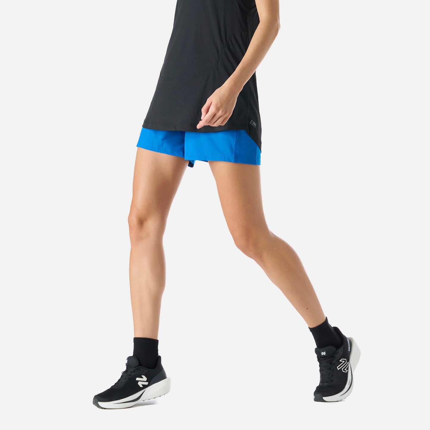 Shorts Mujer Built To Move 4" Shorts Azul Vulcano