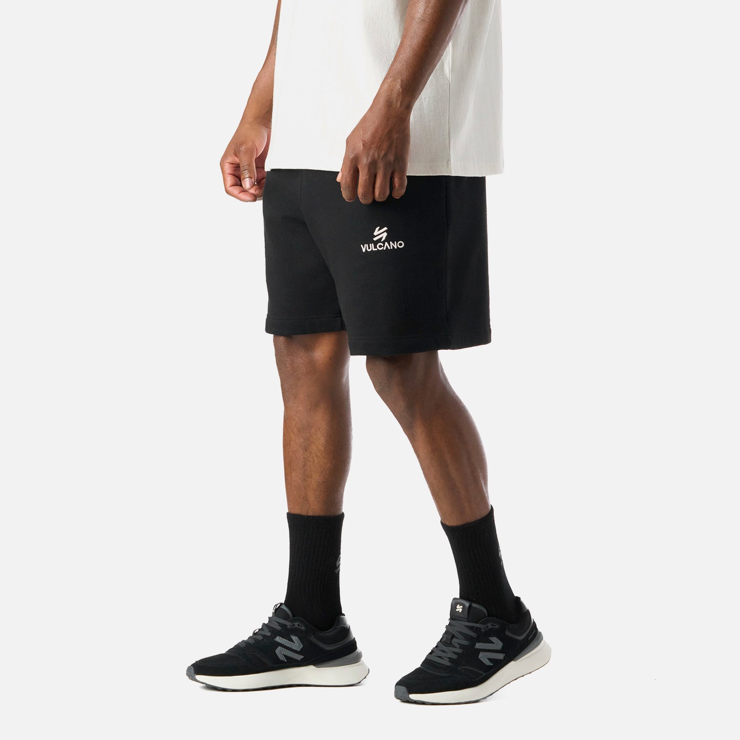 Shorts Hombre Cool Down Shorts Negro Vulcano