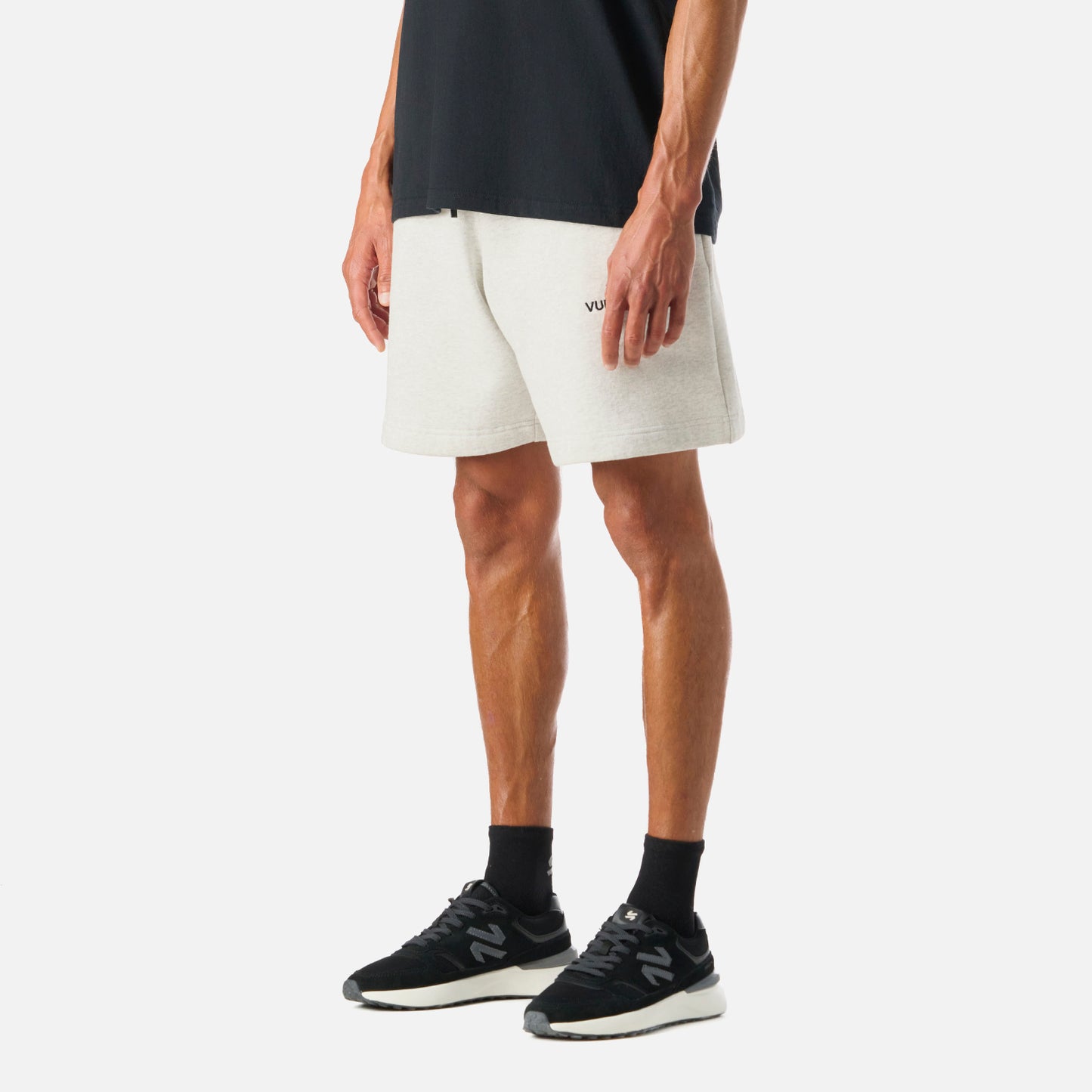 Shorts Hombre Cool Down Shorts Melange Gris Claro Vulcano
