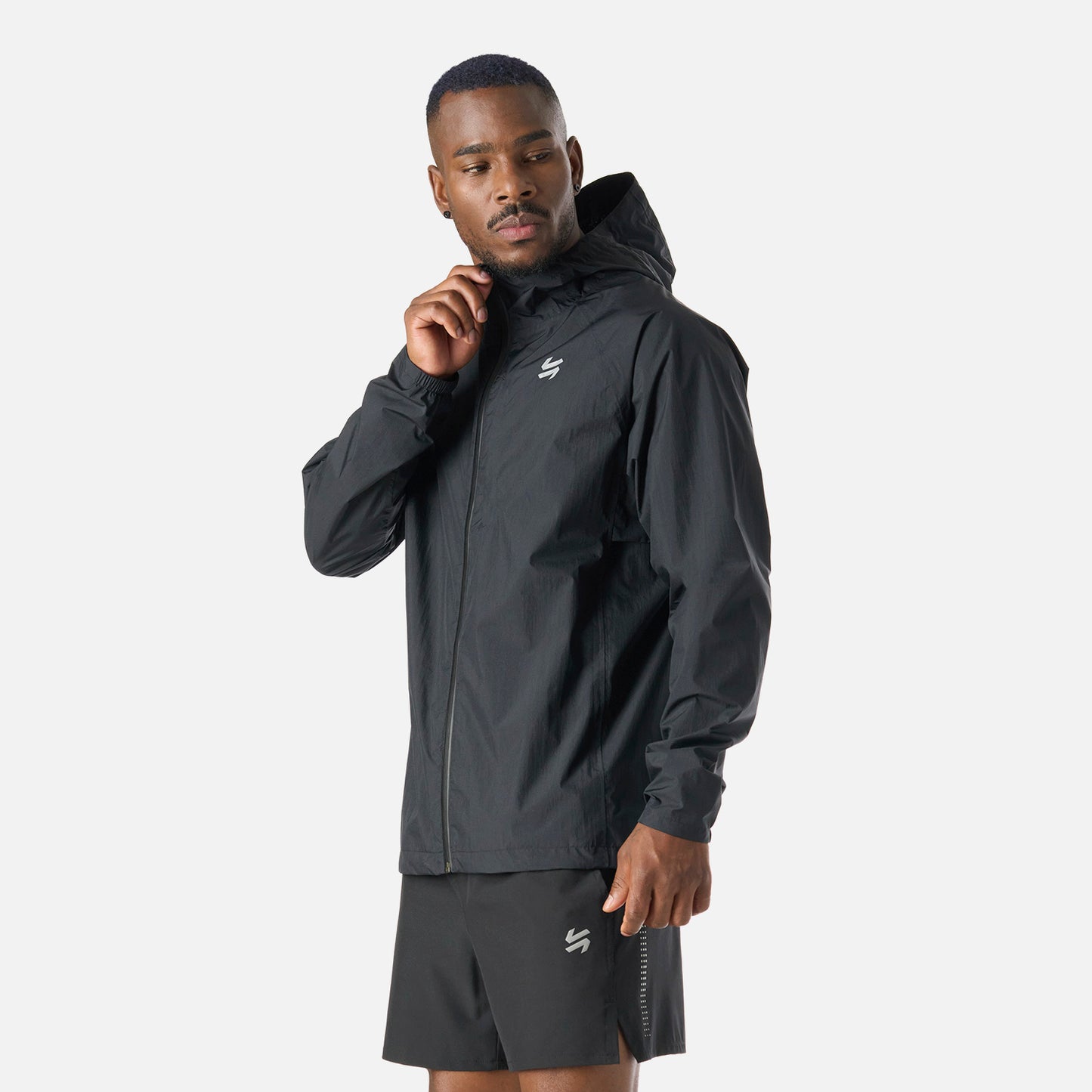 Chaqueta Hombre Built To Move Waterproof Jacket Negro Vulcano