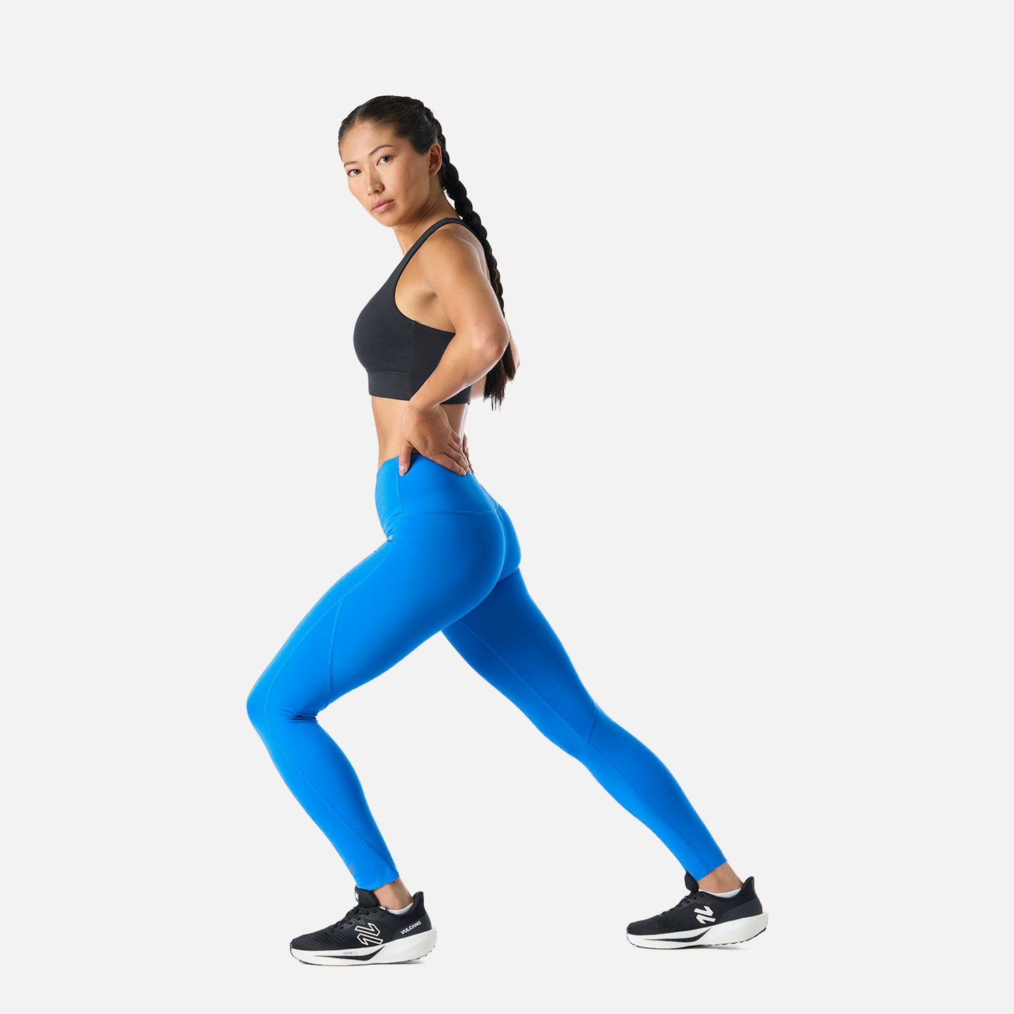 Calza Mujer Built To Move 7/8 High Rise Leggins Azul Vulcano