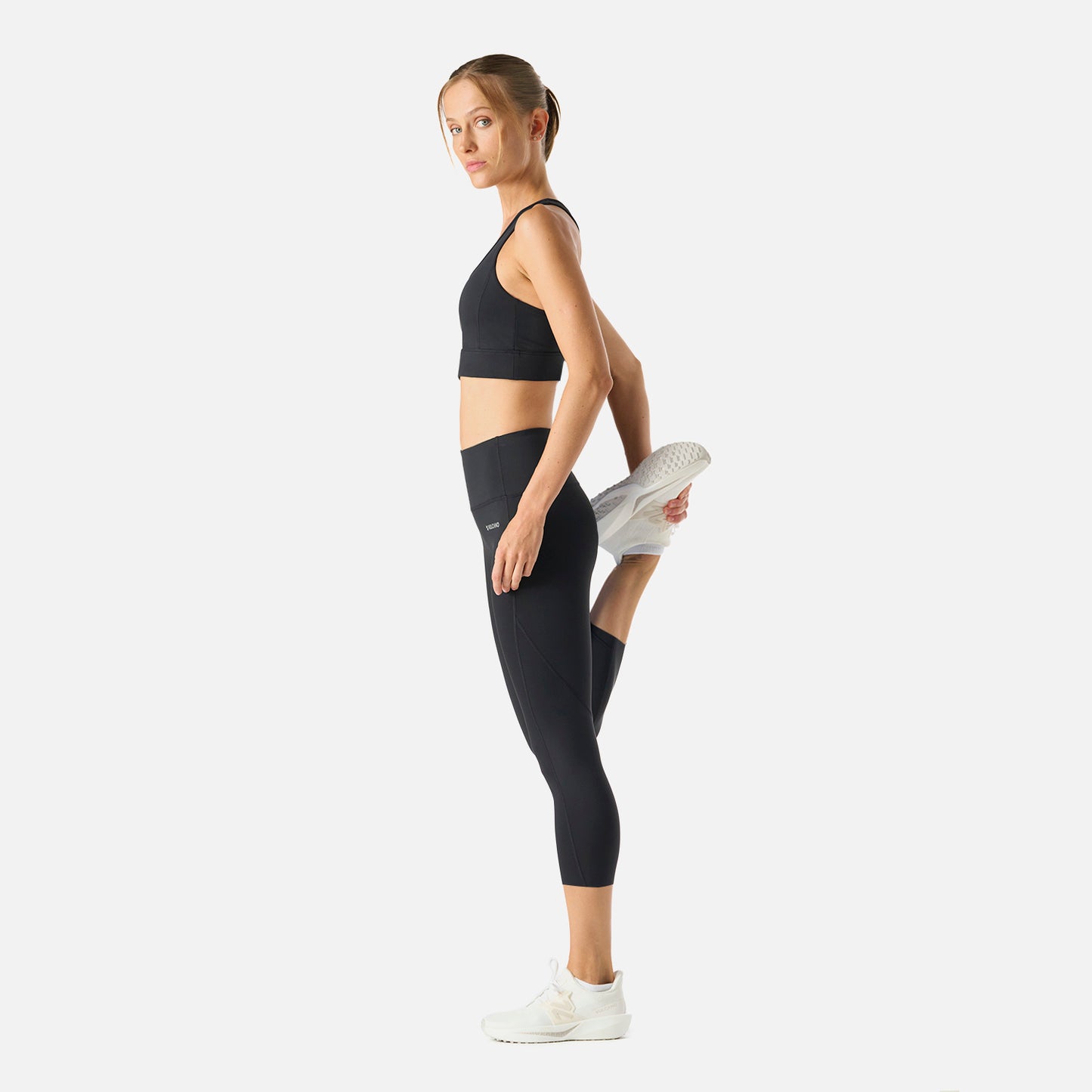 Calza Mujer Built To Move 3/4 High Rise Leggins Negro Vulcano