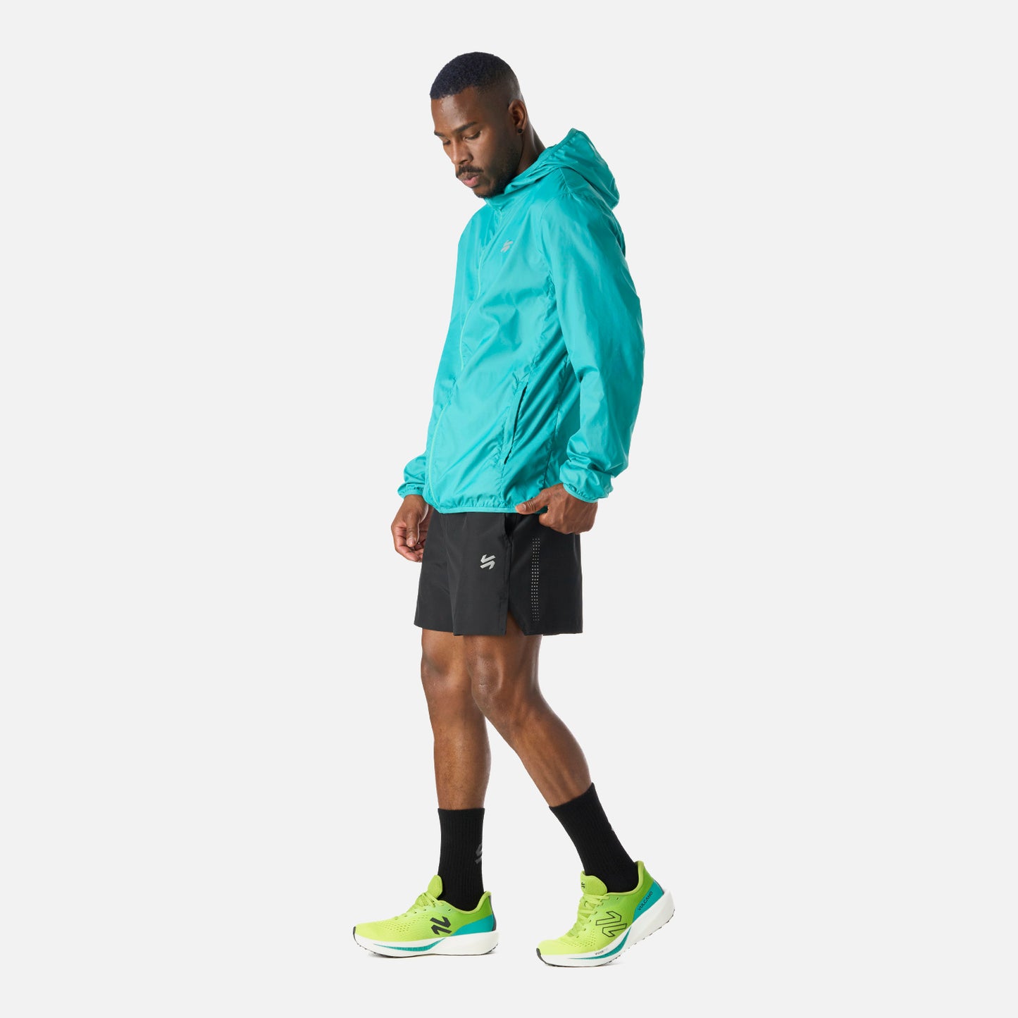 Chaqueta Hombre Built To Move Windbreaker Jacket Turquesa Vulcano