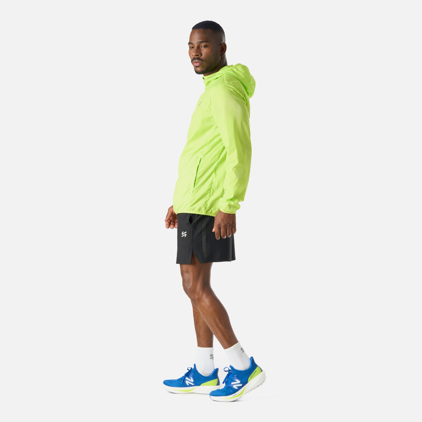 Chaqueta Hombre Built To Move Windbreaker Jacket Verde Lima Vulcano