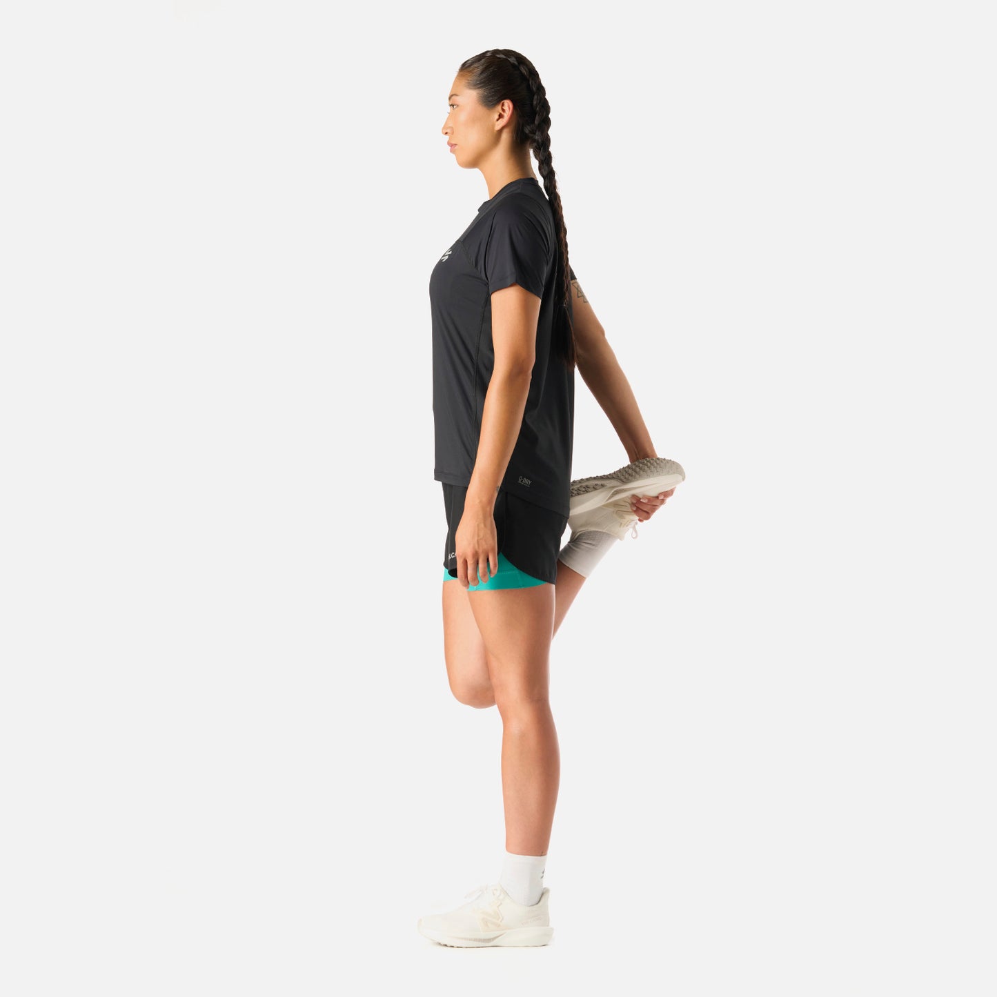 Polera Mujer Built To Move T-Shirt Negro Vulcano