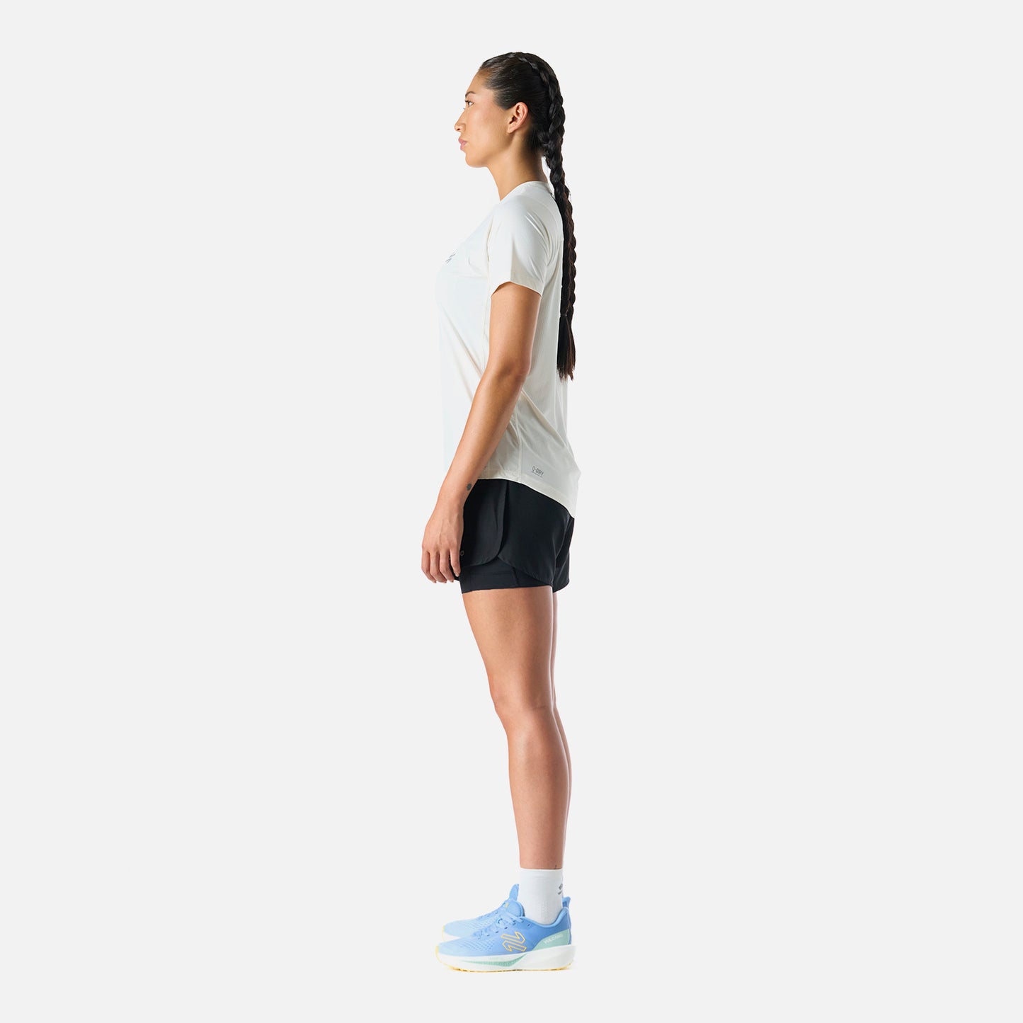 Polera Mujer Built To Move T-Shirt Blanco Vulcano