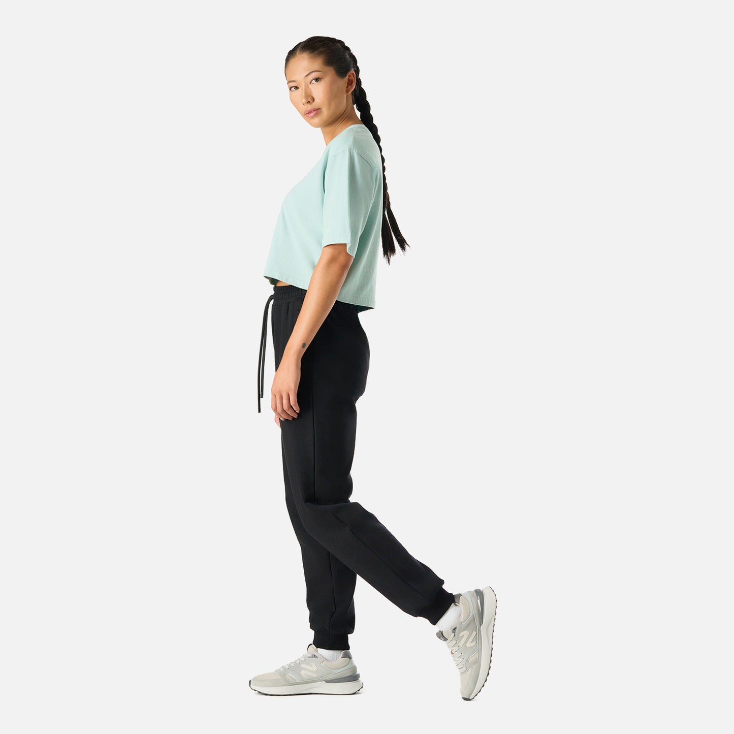 Polera Mujer Cool Down Crop T-Shirt Jade Vulcano