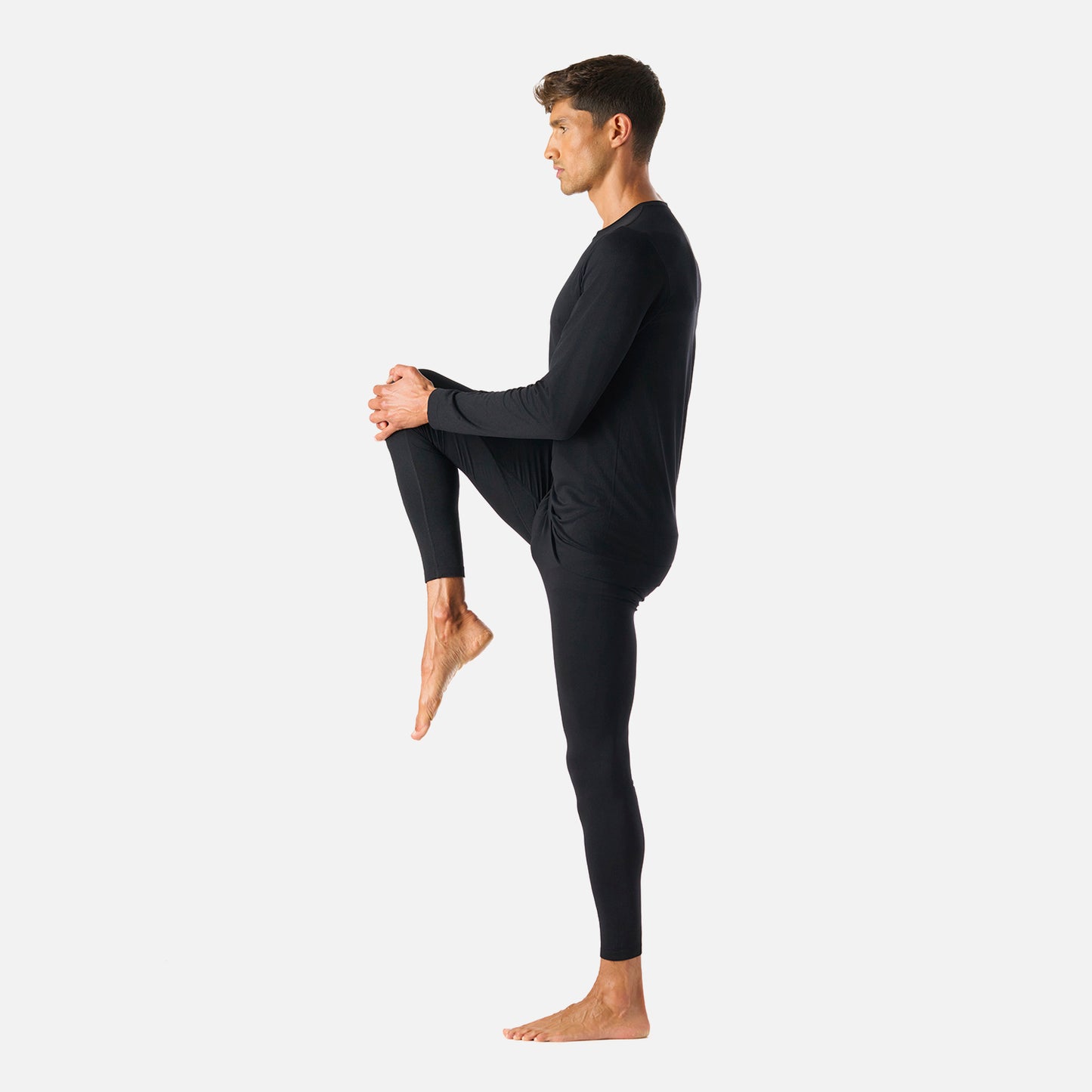 Primera Capa Hombre Built To Move Warm Shield Top Negro Vulcano