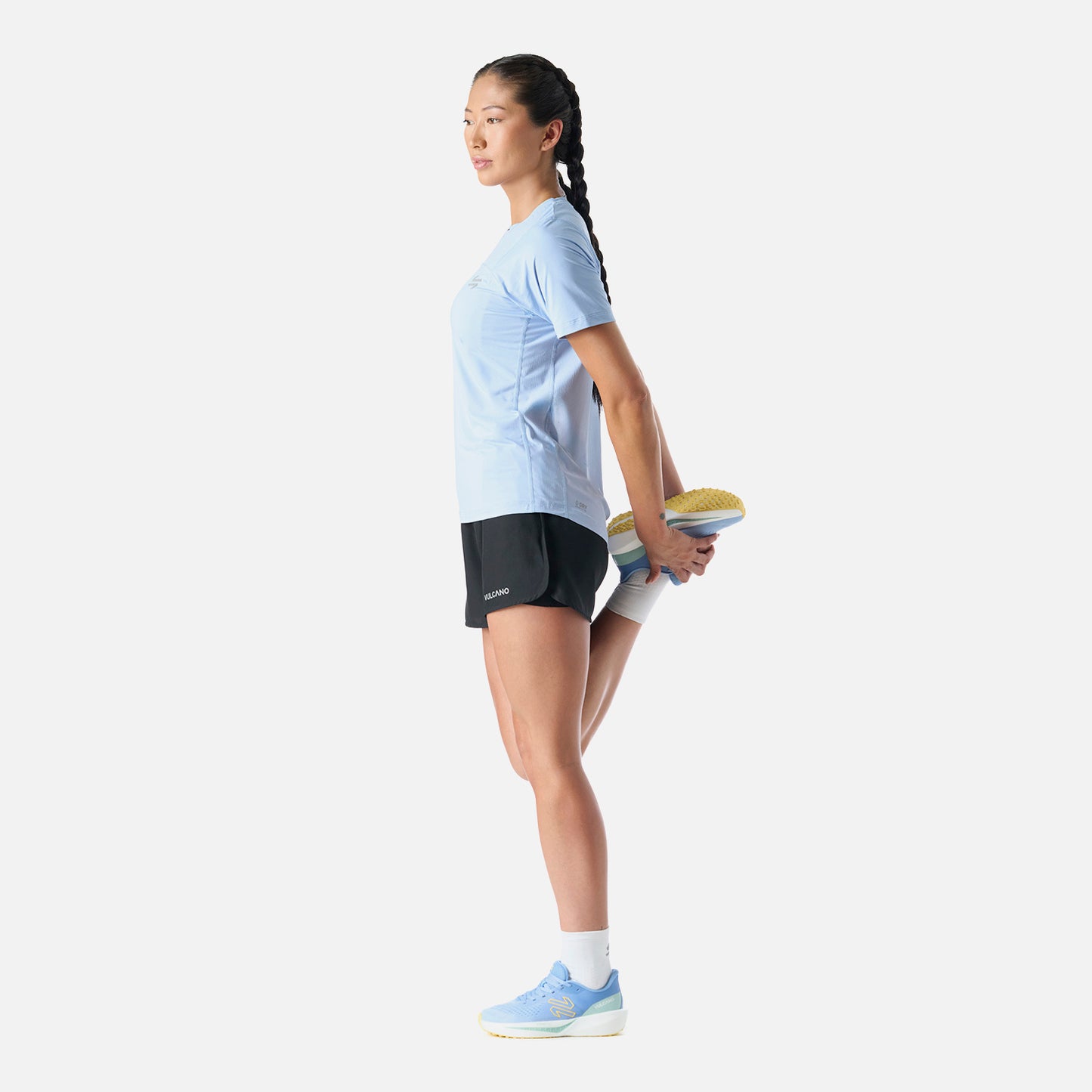 Shorts Mujer Built To Move 2-in-1 2,5" Shorts Negro Vulcano