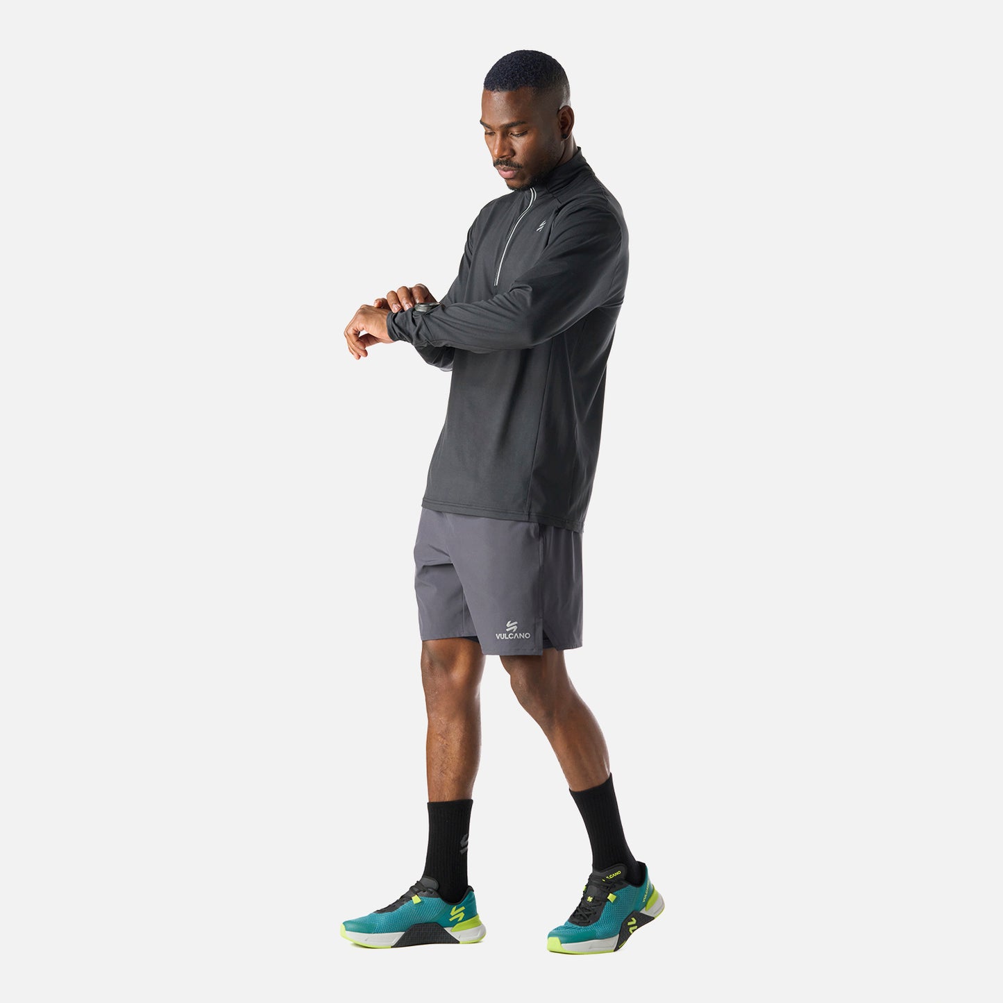 Shorts Hombre Tempo 2-in-1 7" Shorts Grafito Vulcano