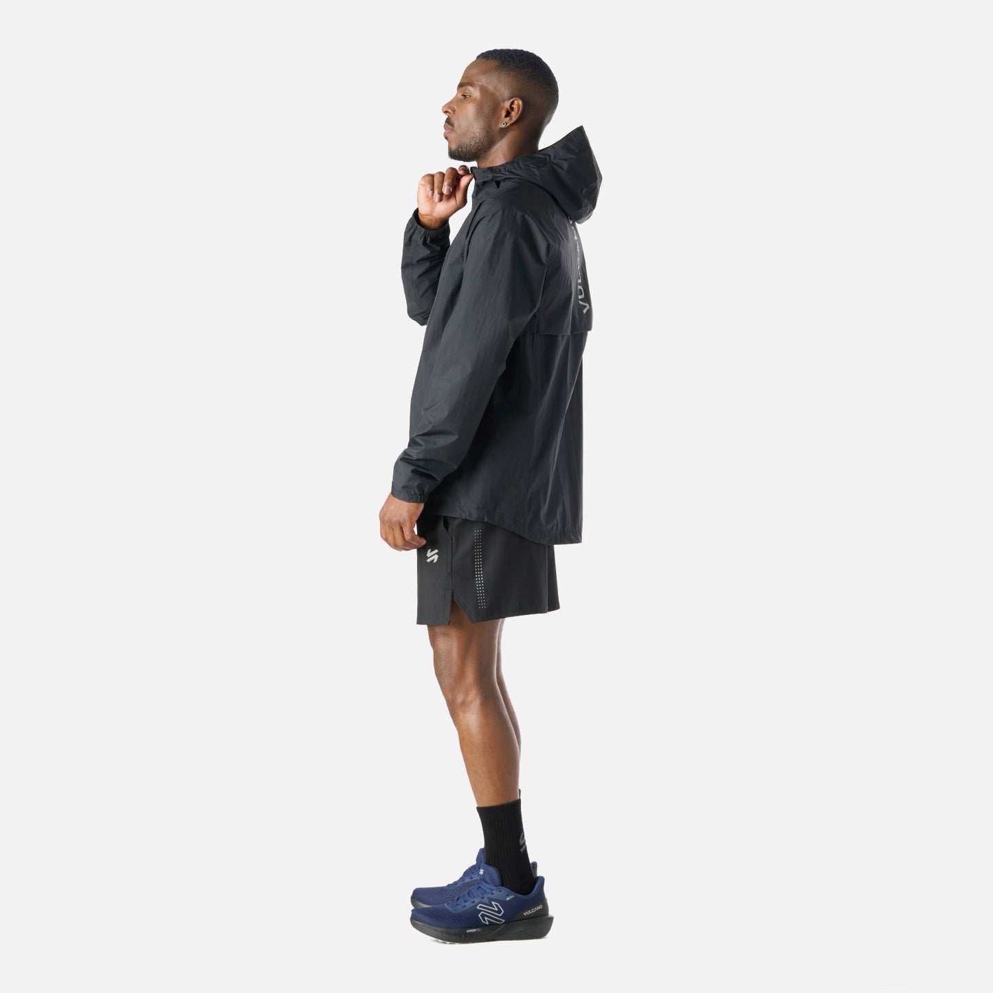 Chaqueta Hombre Built To Move Waterproof Jacket Negro Vulcano
