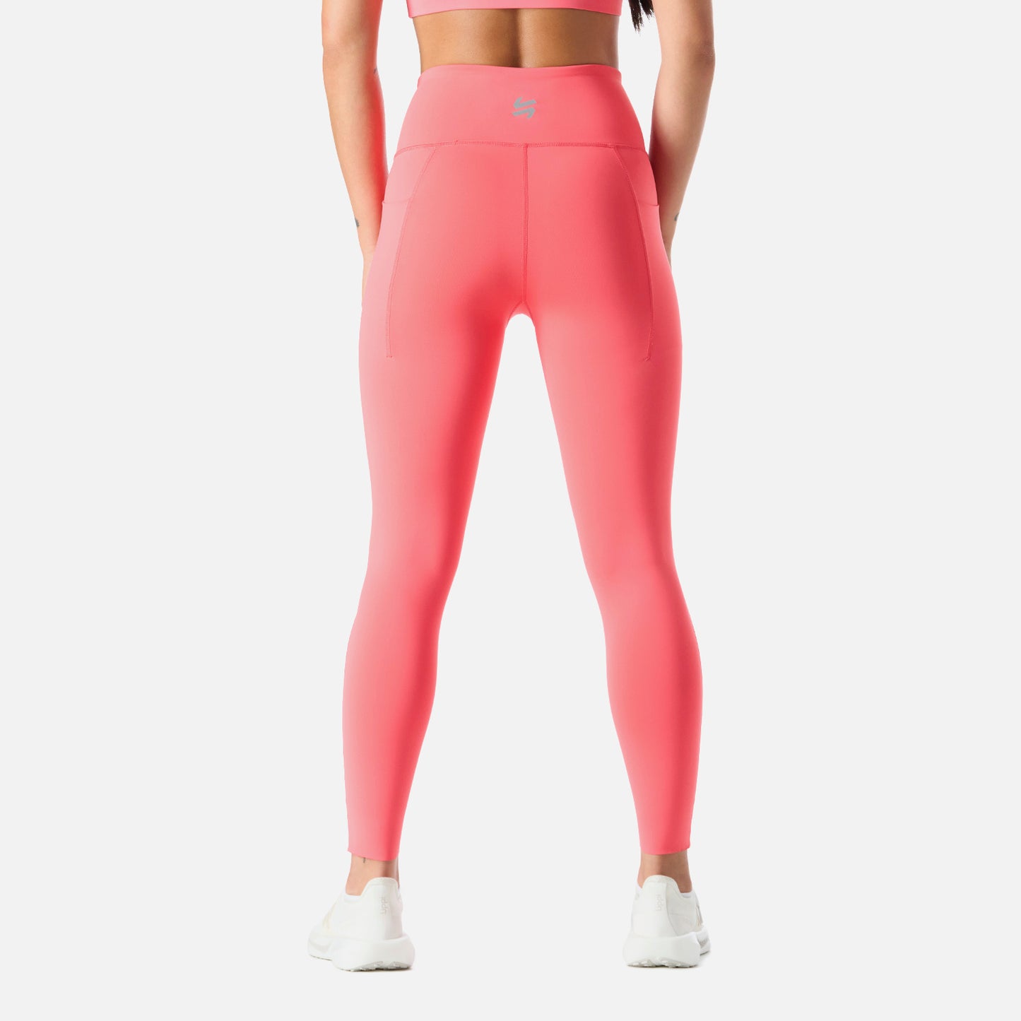 Calza Mujer Built To Move Compressive 7/8 Super High Rise Leggins Coral Vulcano