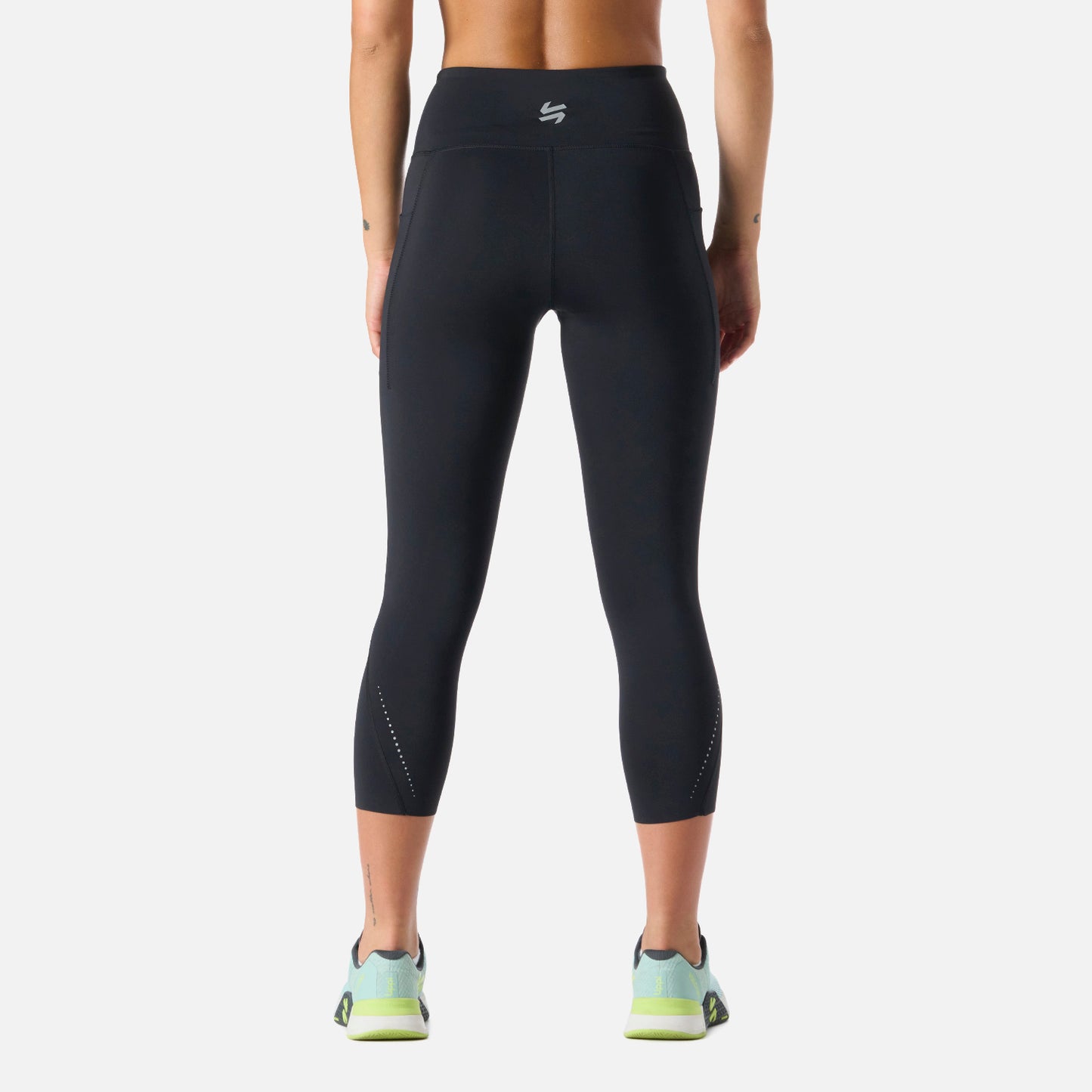 Calza Mujer Built To Move Compressive 3/4 Super High Rise Leggins Negro Vulcano